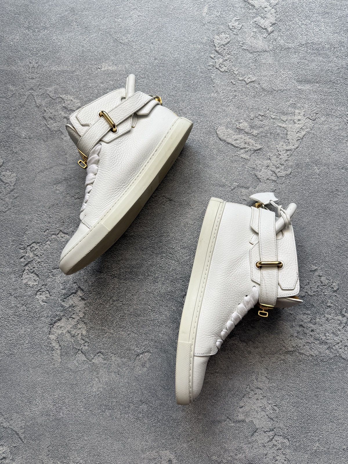 Buscemi Buscemi 100MM Suede High Top Luxury Shoes Sneakers Size US 8.5 / EU 41-42 - 3 Thumbnail