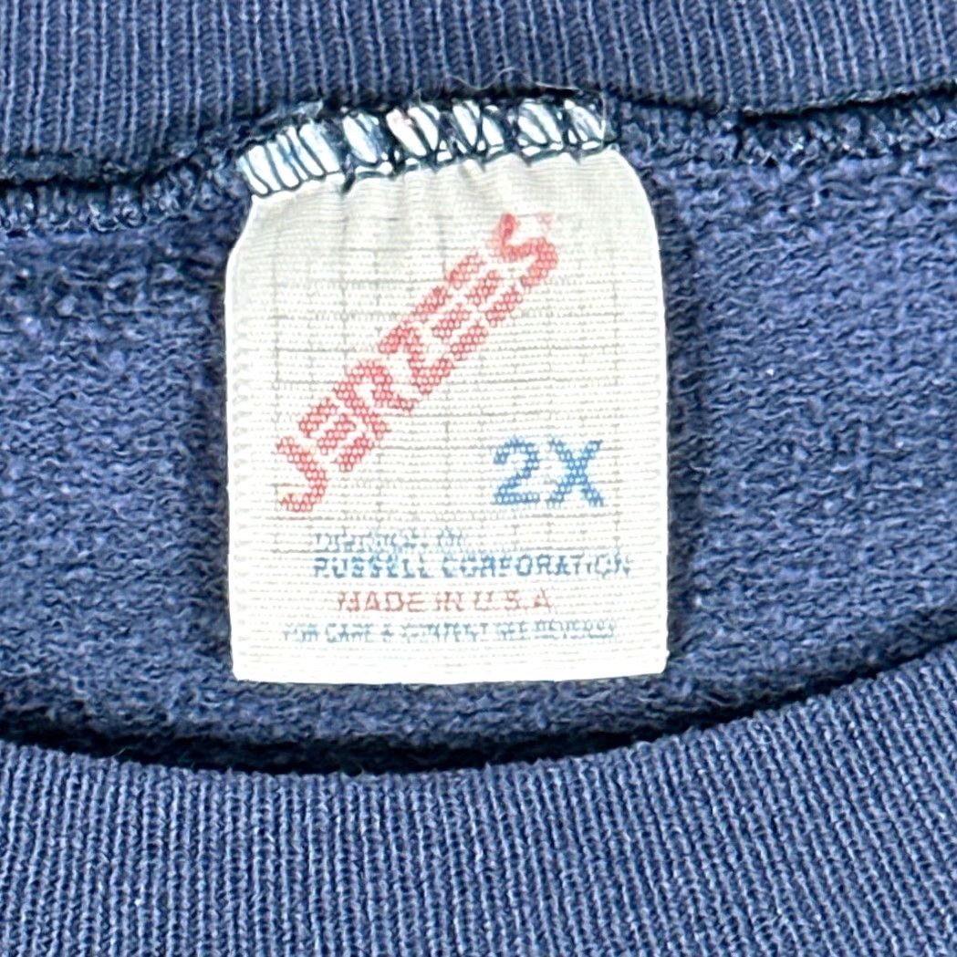 Jerzees VINTAGE Jerzees Sweater Shirt Blue Adult XL 2XL 26 27 90s Marching Band Size US XL / EU 56 / 4 - 4 Thumbnail
