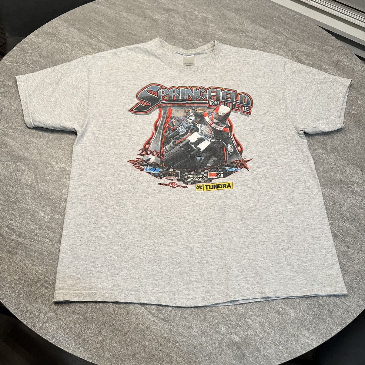 Vintage Vintage Y2K Springfield Ohio Mile Motorcycle Harley Shirt Size US XL / EU 56 / 4 - 1 Thumbnail