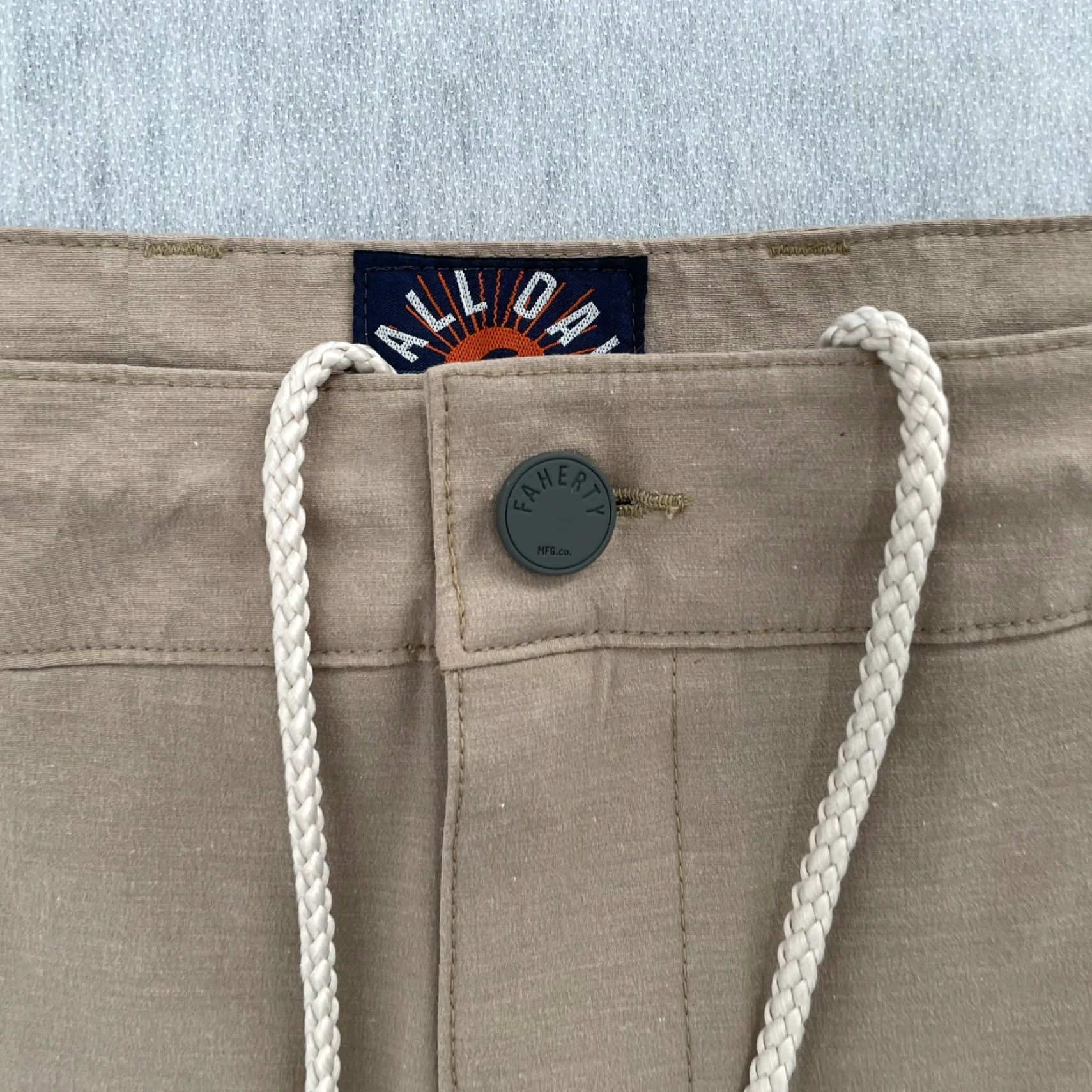 Faherty Faherty Shorts Adult 40 Chino Cotton Blend Stretch Pockets Logo Mens Size US 40 / EU 56 - 3 Thumbnail