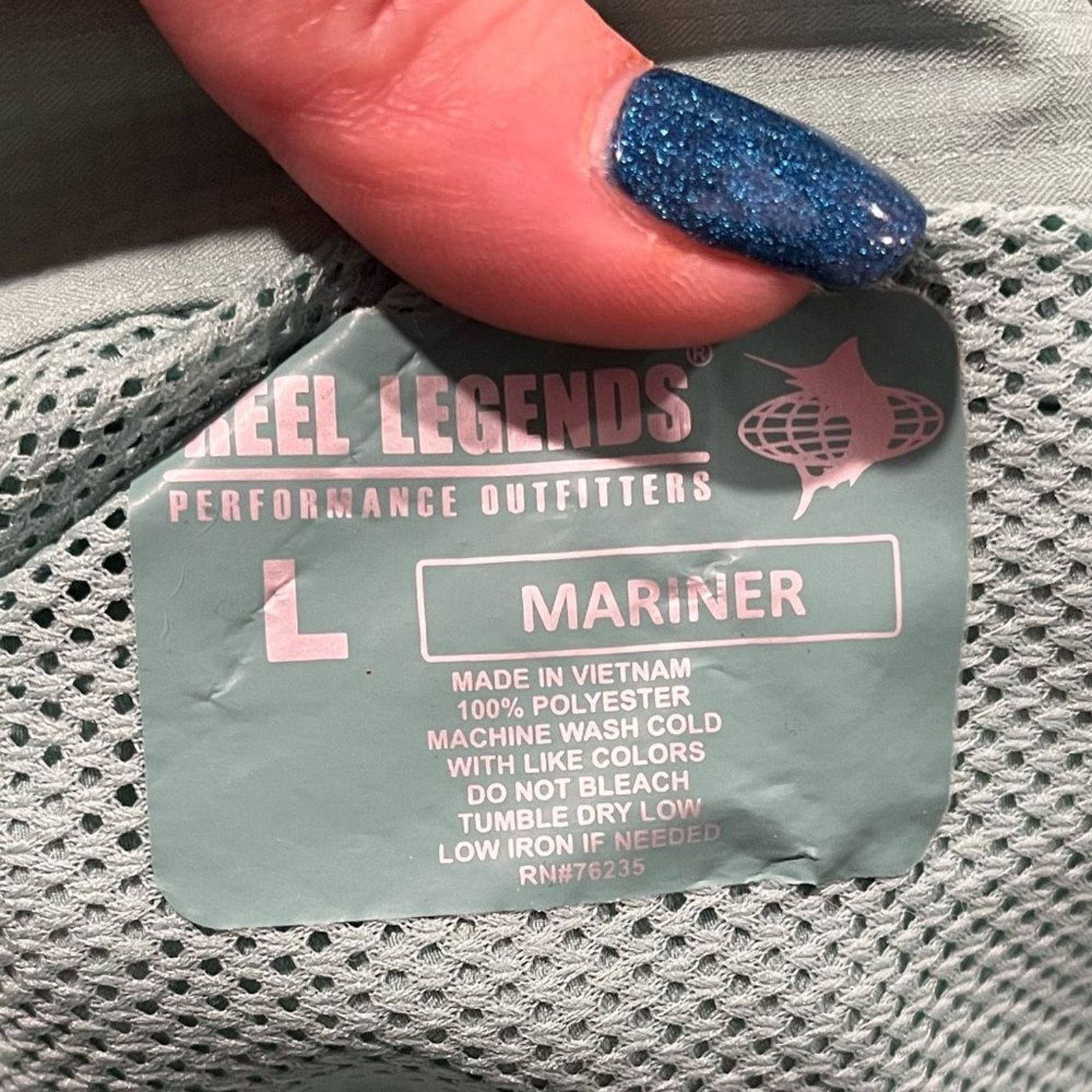 Reel Legends NWT Reel Legends Performance Mariner Button Up Shirt Size L Size US L / EU 52-54 / 3 - 2 Thumbnail