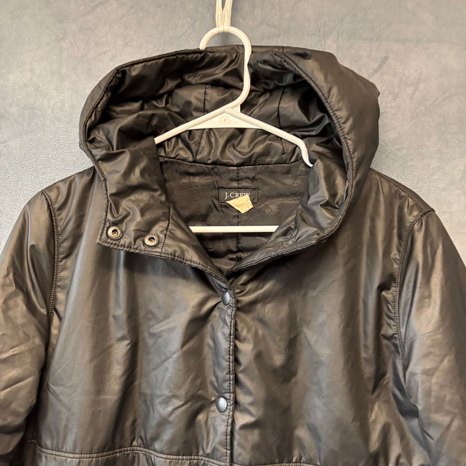 J.Crew Vintage J. Crew Lightweight Puff Jacket Cozy Hooded Long Size M / US 6-8 / IT 42-44 - 12 Thumbnail