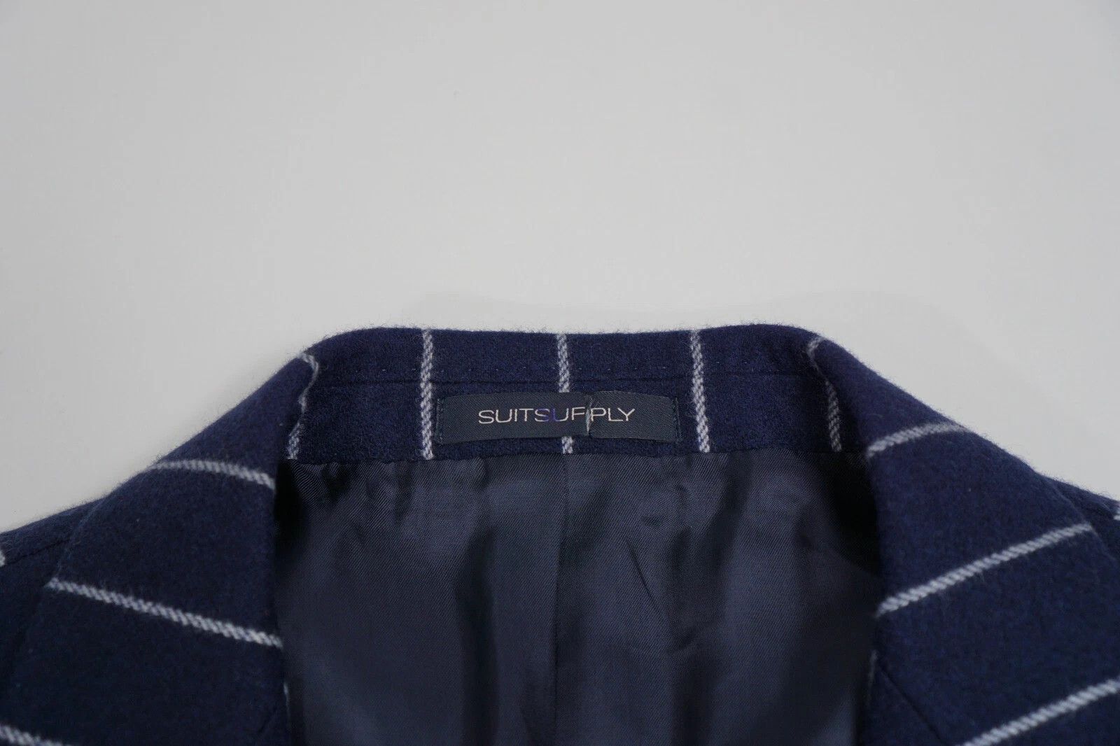 Suitsupply Men Suitsupply Blazer Havana Wool & Cashmere Navy UK/US38 Size 38R - 3 Thumbnail
