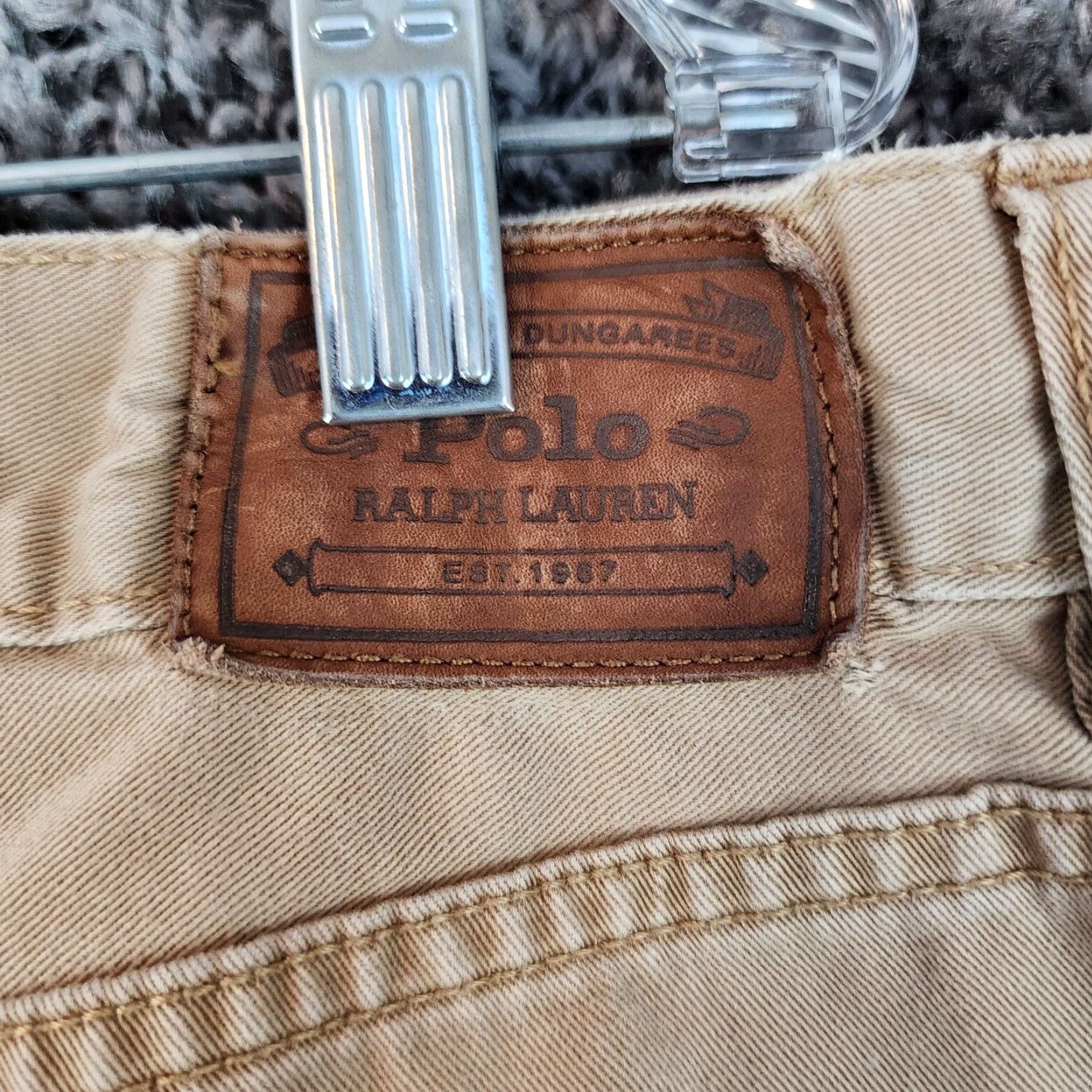 Polo Ralph Lauren Polo Ralph Lauren Chino Pants Mens Brown Straight 38x29 Cotton Size US M / EU 48-50 / 2 - 7 Thumbnail