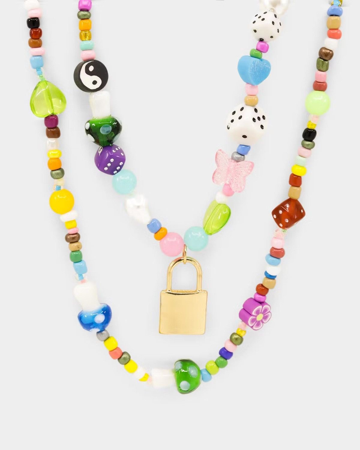 Other Bead Double Chain Necklace Size ONE SIZE - 3 Thumbnail