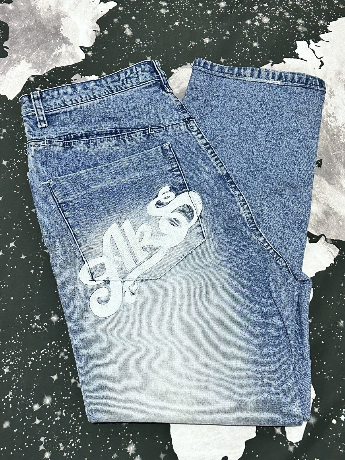 Akademiks Akademiks Embroidered Script Logo Jeans Size US 34 / EU 50 - 3 Thumbnail