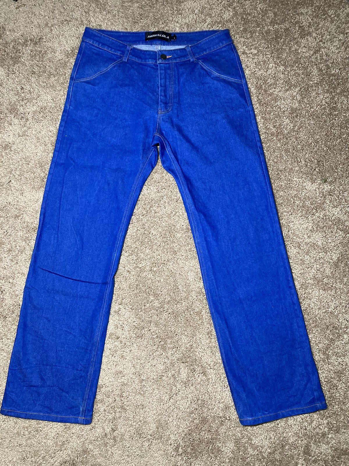 Kanye West SS20 Mowalola Denim Jeans Killer 2020 Kanye Gap Wet Large 32 Size US 32 / EU 48 - 2 Thumbnail