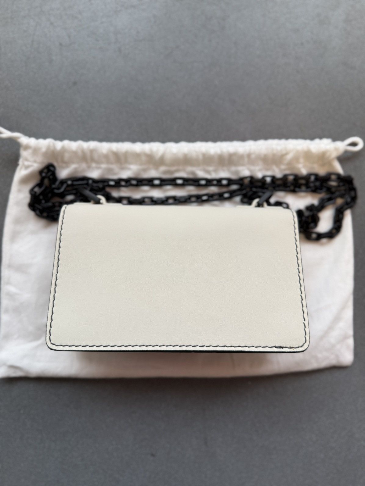 Dior Christian Dior J’Adior Calf White Leather Chain Flap Bag Size ONE SIZE - 2 Thumbnail