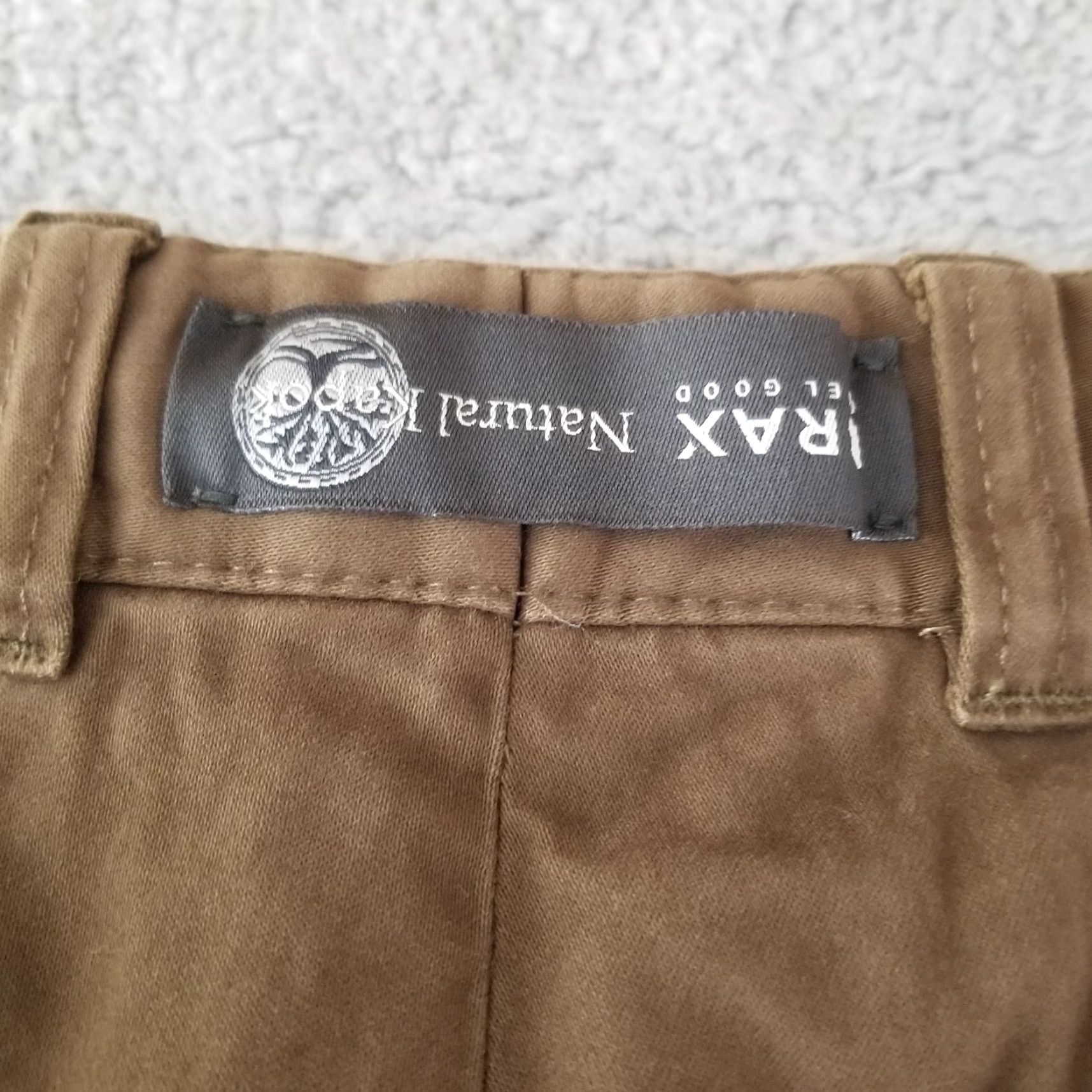 BRAX Brax Pants Mens 36x33 Chino Flat Front Brown Cotton Stretch Regular 39? Sorry Size US 36 / EU 52 - 6 Thumbnail