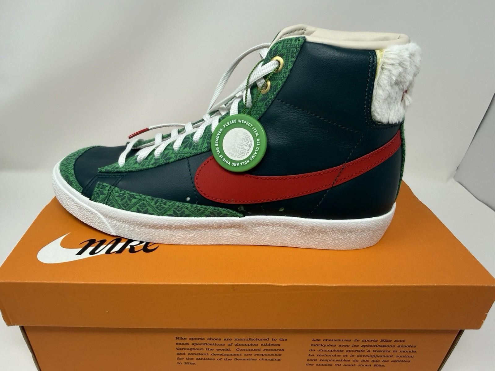 Nike Nike Blazer Mid 77 Vintage Christmas Nordic Sz 8 DC1619-300 Size US 8 / EU 41 - 1 Thumbnail
