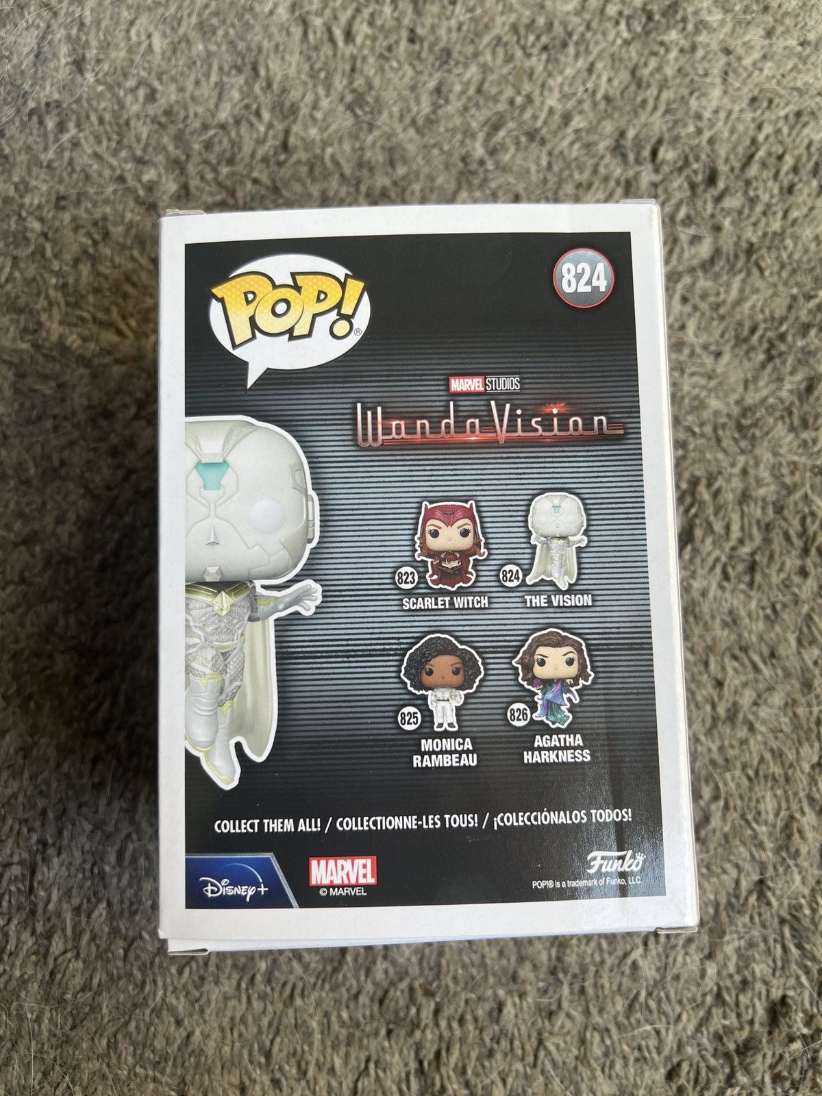 Marvel Comics Funko Pop! The Vision Bobble-Head Size ONE SIZE - 2 Thumbnail