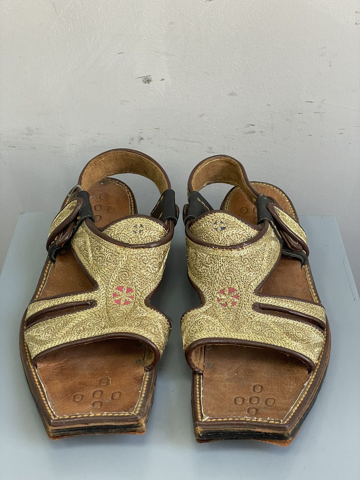 Other Rare A.S. 98 style leather hand made sandals avant garde y2k Size US 8 / EU 41 - 2 Thumbnail