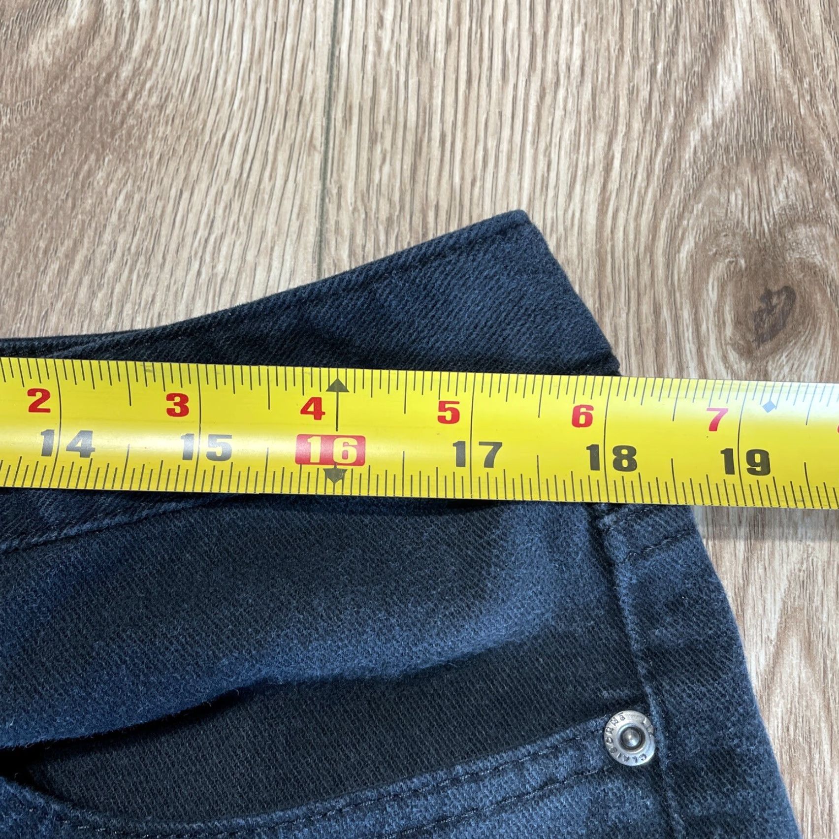 Liz Claiborne VINTAGE Liz Claiborne Women's Jeans Straight Leg 16 Black Stretch 90s Retro Size ONE SIZE - 4 Thumbnail