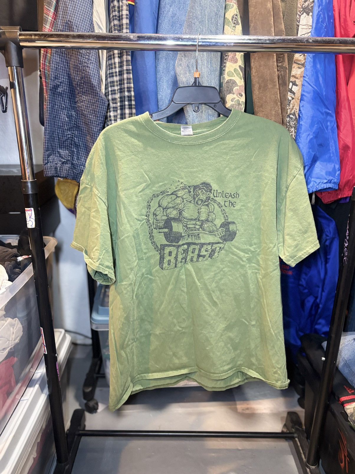 Vintage Unleash The Beast Tee Size US XL / EU 56 / 4 - 1 Thumbnail