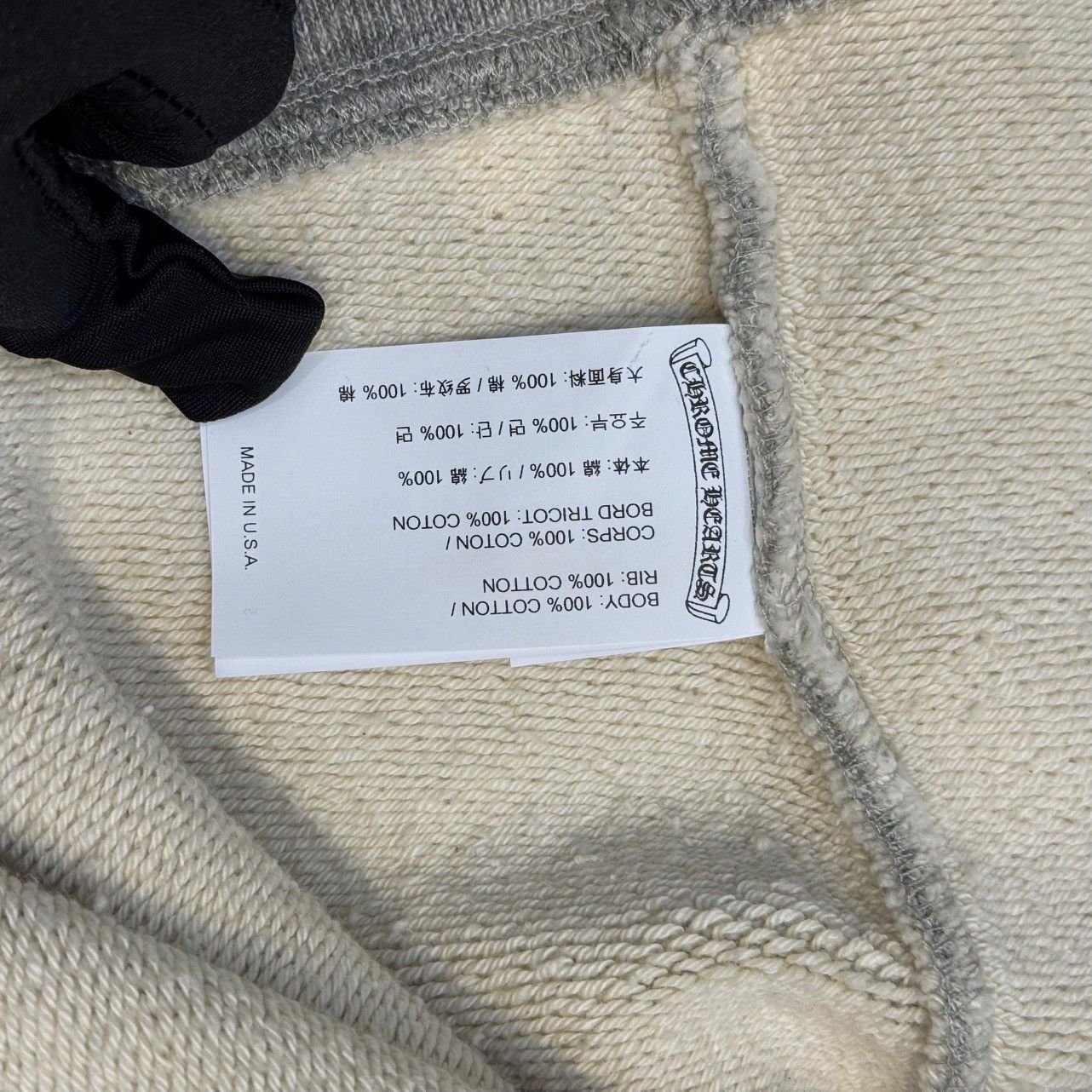 Chrome Hearts Chrome Hearts Blind Spot Black Tripple Cross Sweater Gray Size US L / EU 52-54 / 3 - 11 Thumbnail