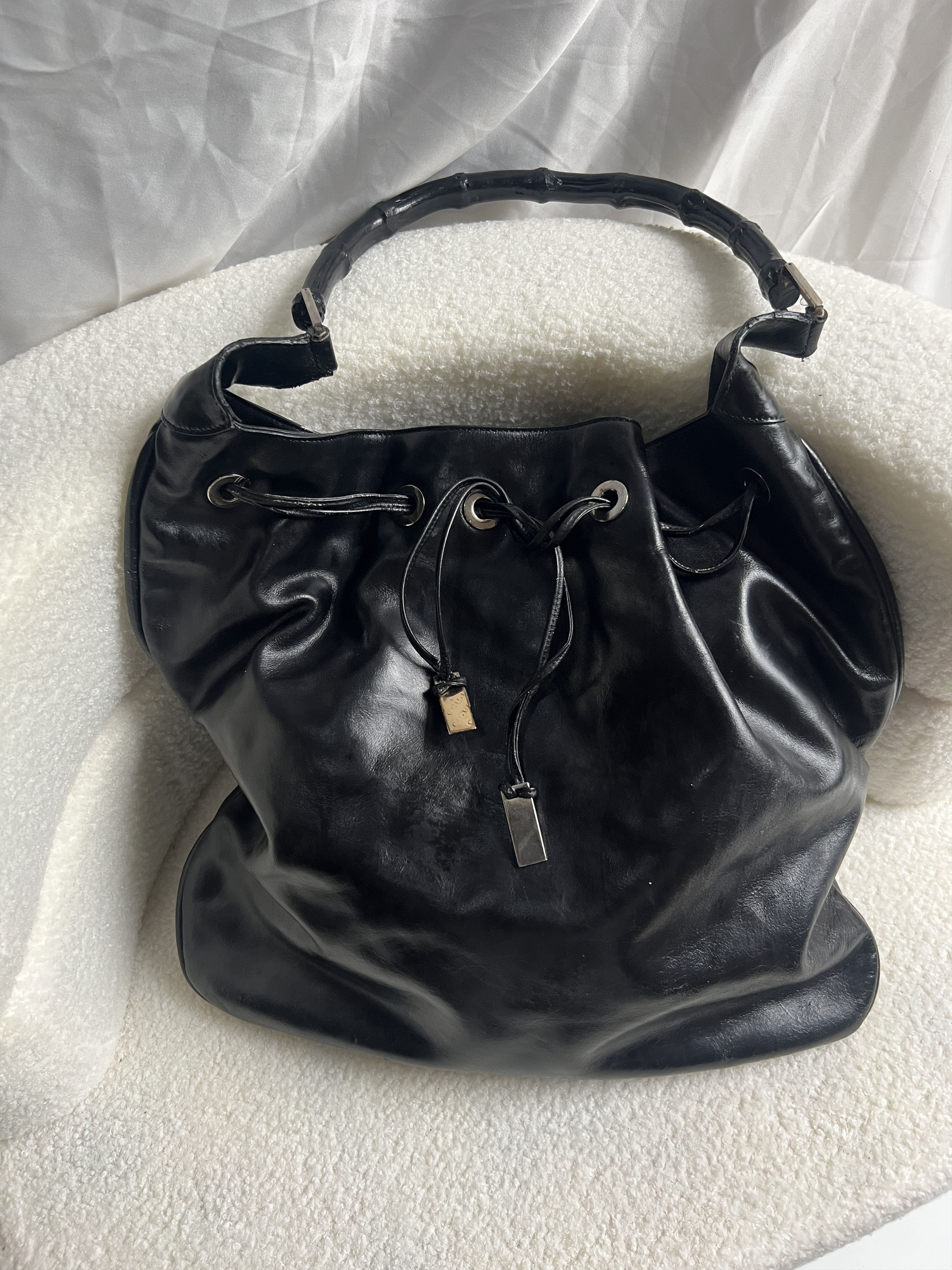 Gucci Authentic Gucci Bamboo Top Handle Hobo Bag Size ONE SIZE - 1 Thumbnail