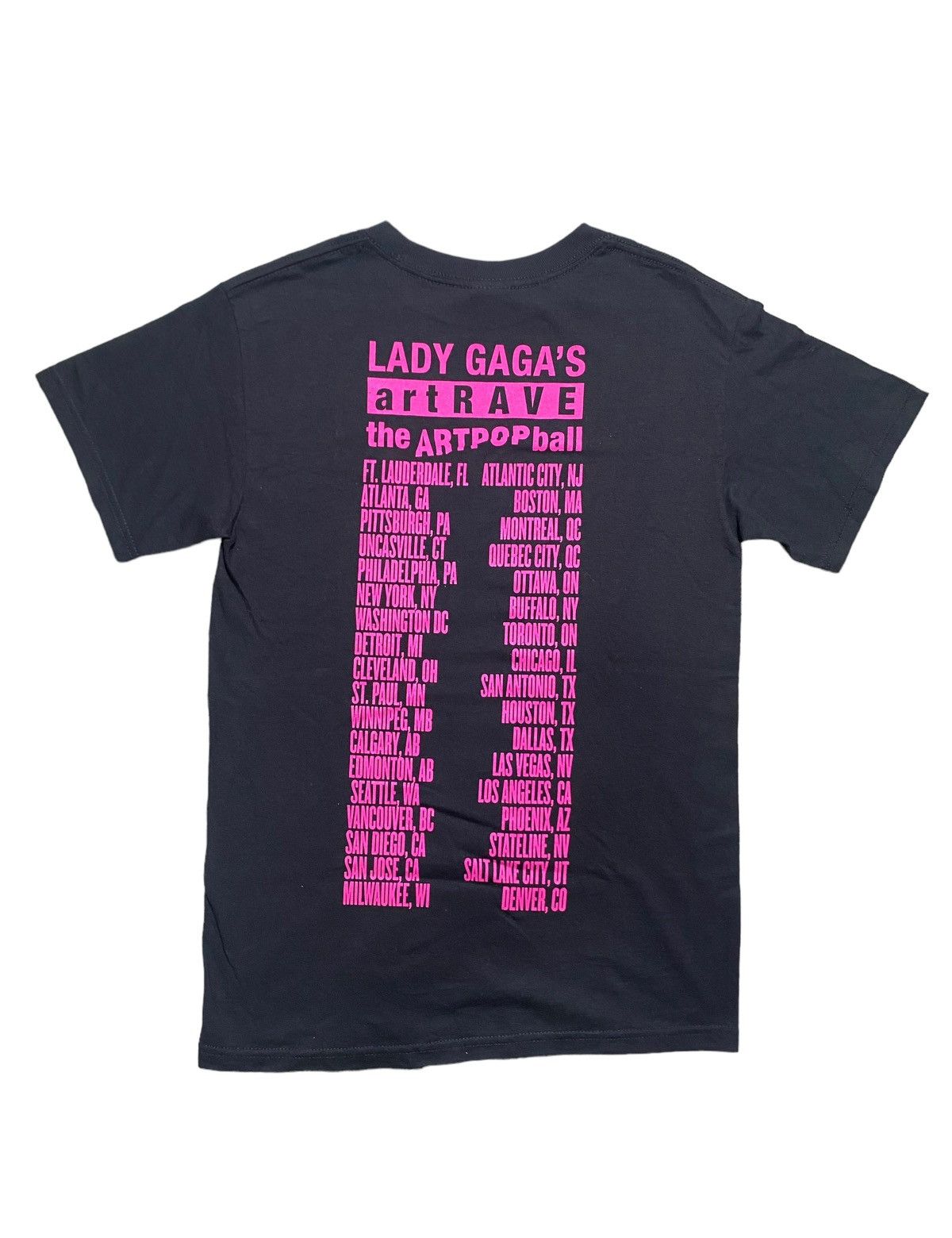 Band Tees VINTAGE LADY GAGA SINGER ARTRAVE ARTPOP BALL TEE Size US S / EU 44-46 / 1 - 9 Thumbnail