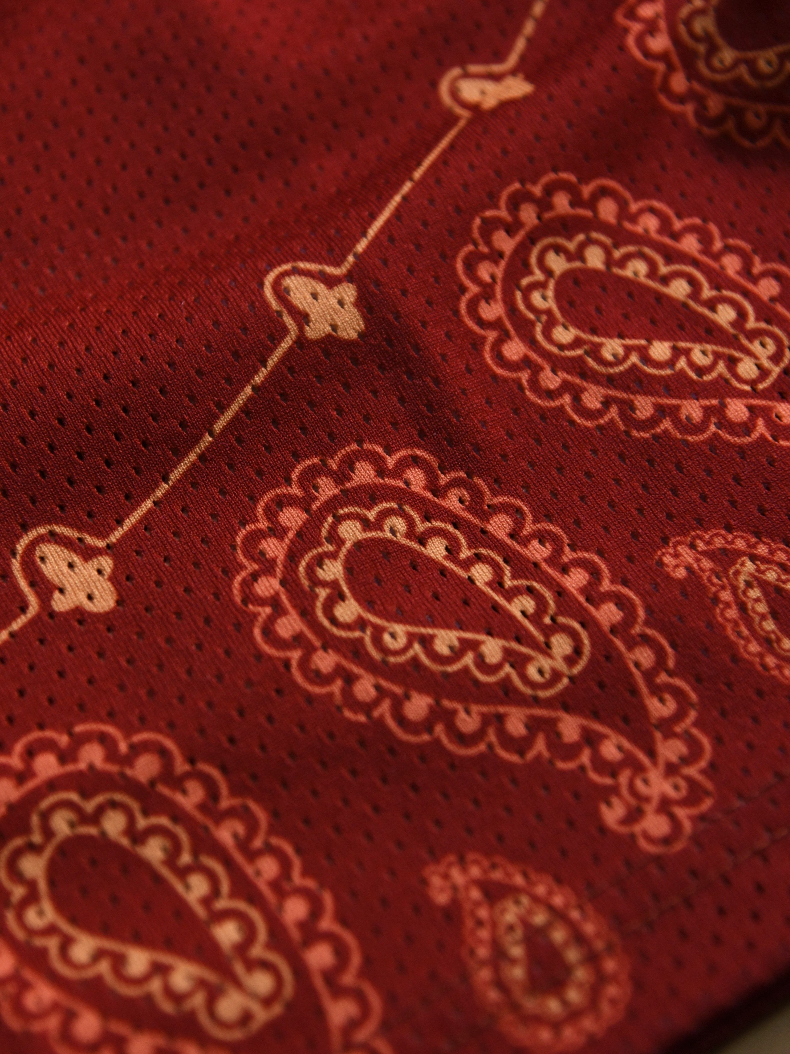 Eric Emanuel EE Paisley Short - Red/Orange Size US 30 / EU 46 - 7 Thumbnail