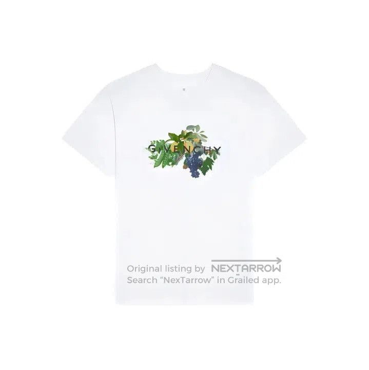 Givenchy Givenchy Men's Plant Fruit Print Short Sleeve T-Shirt. Size US XL / EU 56 / 4 - 1 Thumbnail