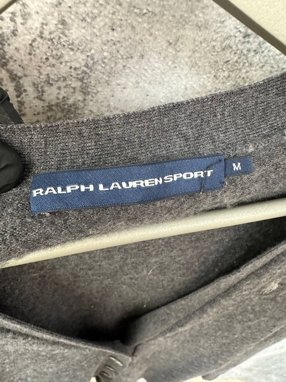 Ralph Lauren Sport × Vintage Ralph Lauren Sport Wool Cardigan Vintage Gray Long Sleeve Size M / US 6-8 / IT 42-44 - 10 Thumbnail