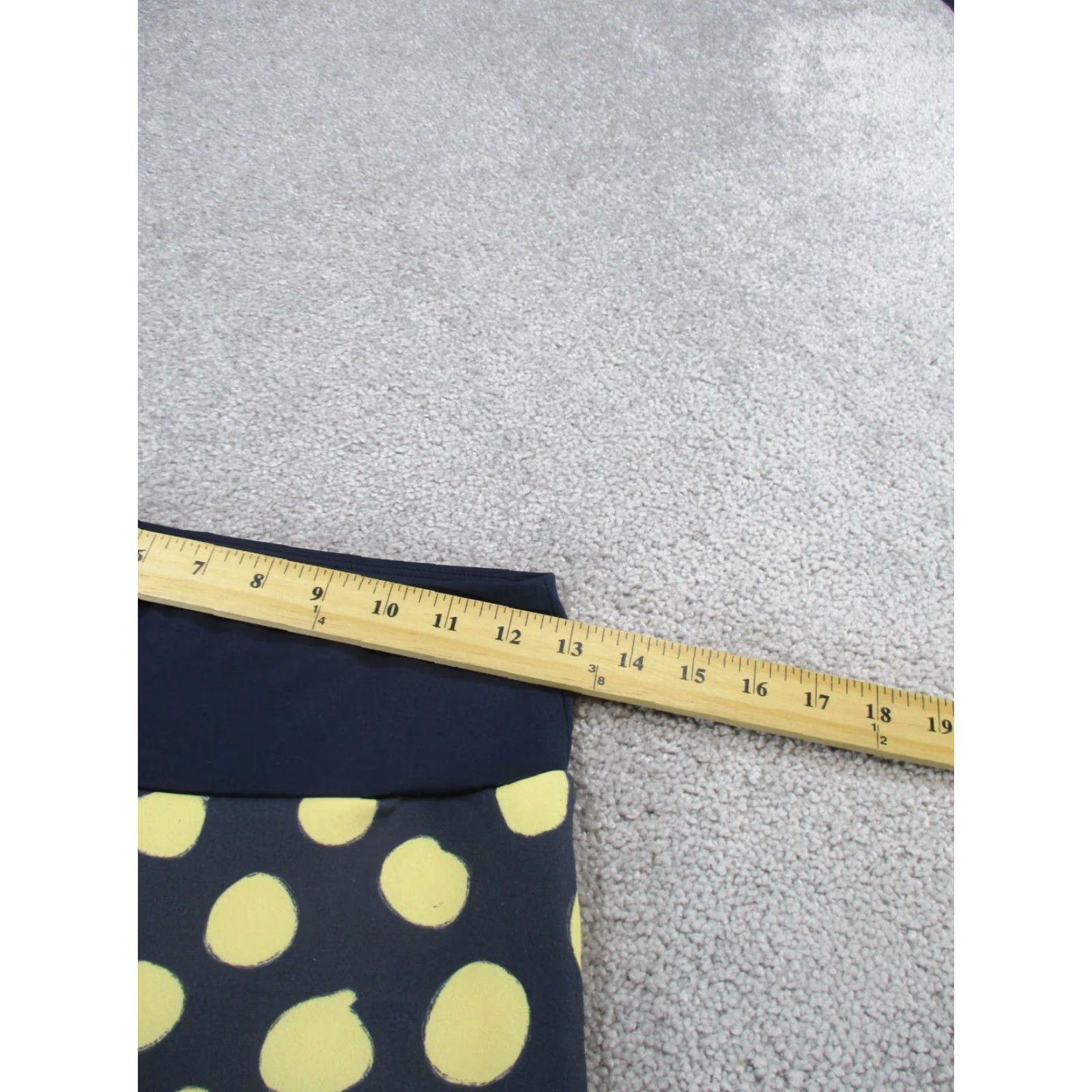 Adidas Adidas x Farm Biker Shorts Womens Small Navy Blue & Yellow Polka Dot Gym Workout Size 28" / US 6 / IT 42 - 5 Thumbnail