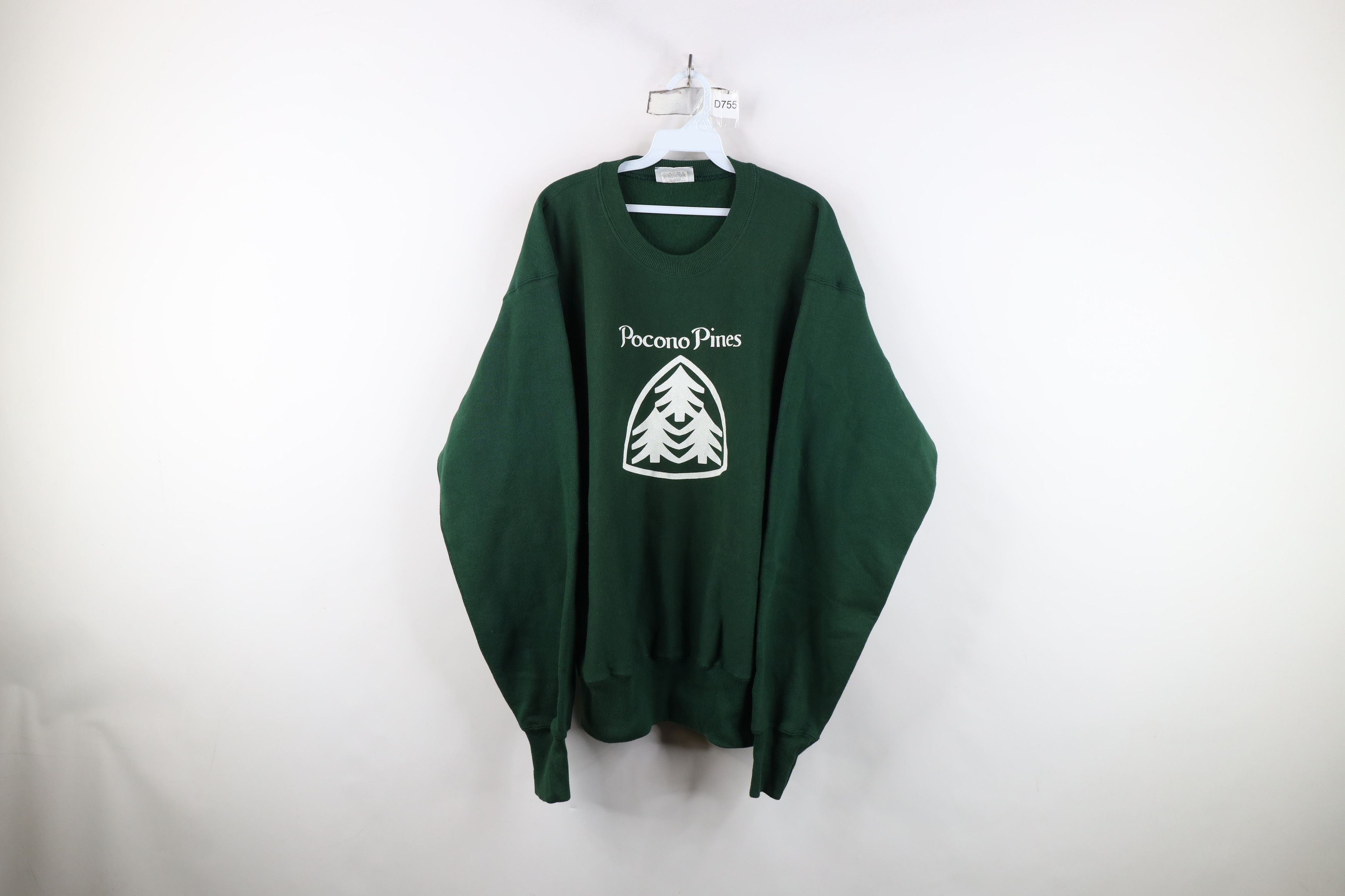 Vintage Vintage 90s Heavyweight Pocono Pines Crewneck Sweatshirt USA Size US XL / EU 56 / 4 - 1 Thumbnail