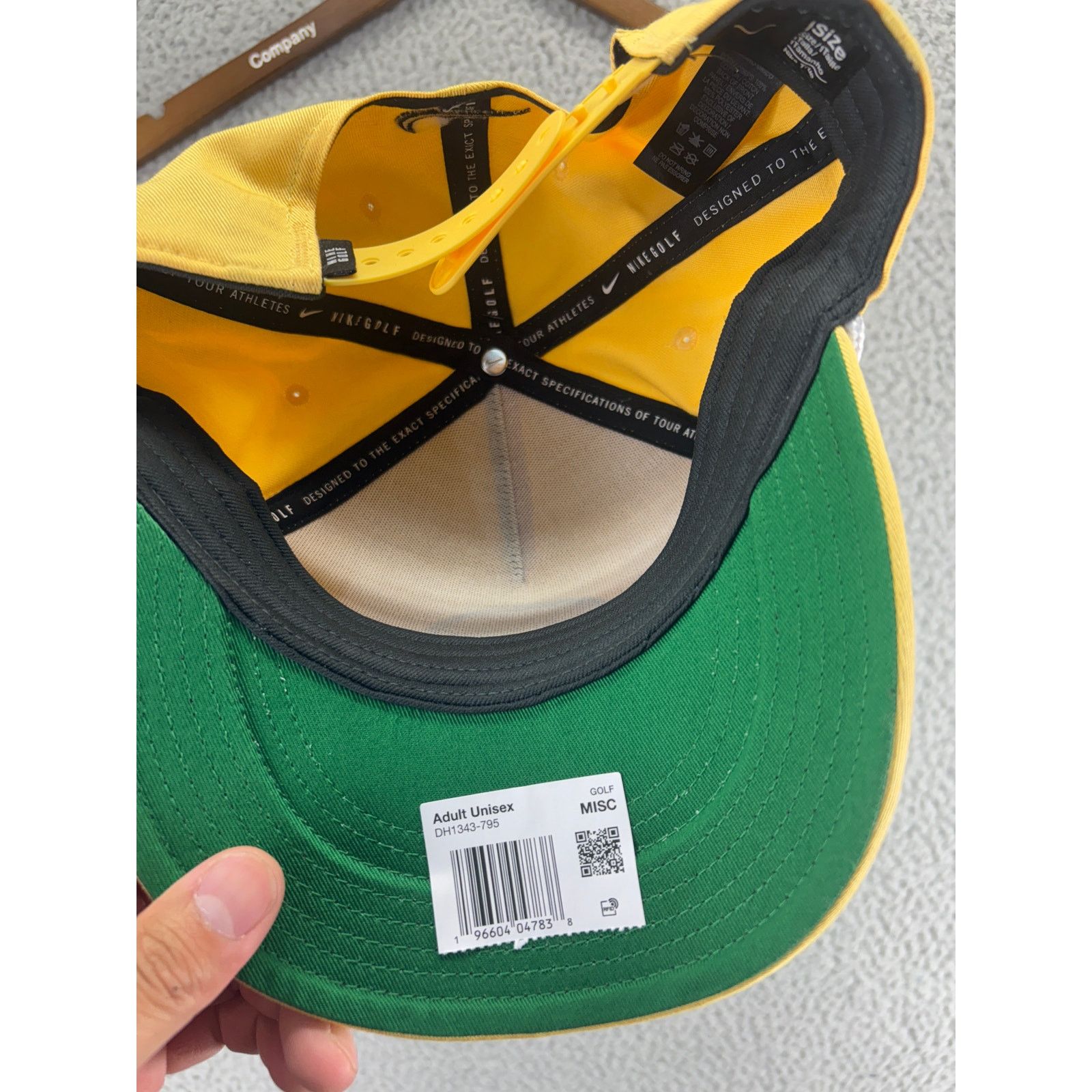 Nike Nike True Retro72 Golf Snapback Hat Cap Mens Women Yellow Size ONE SIZE - 5 Thumbnail