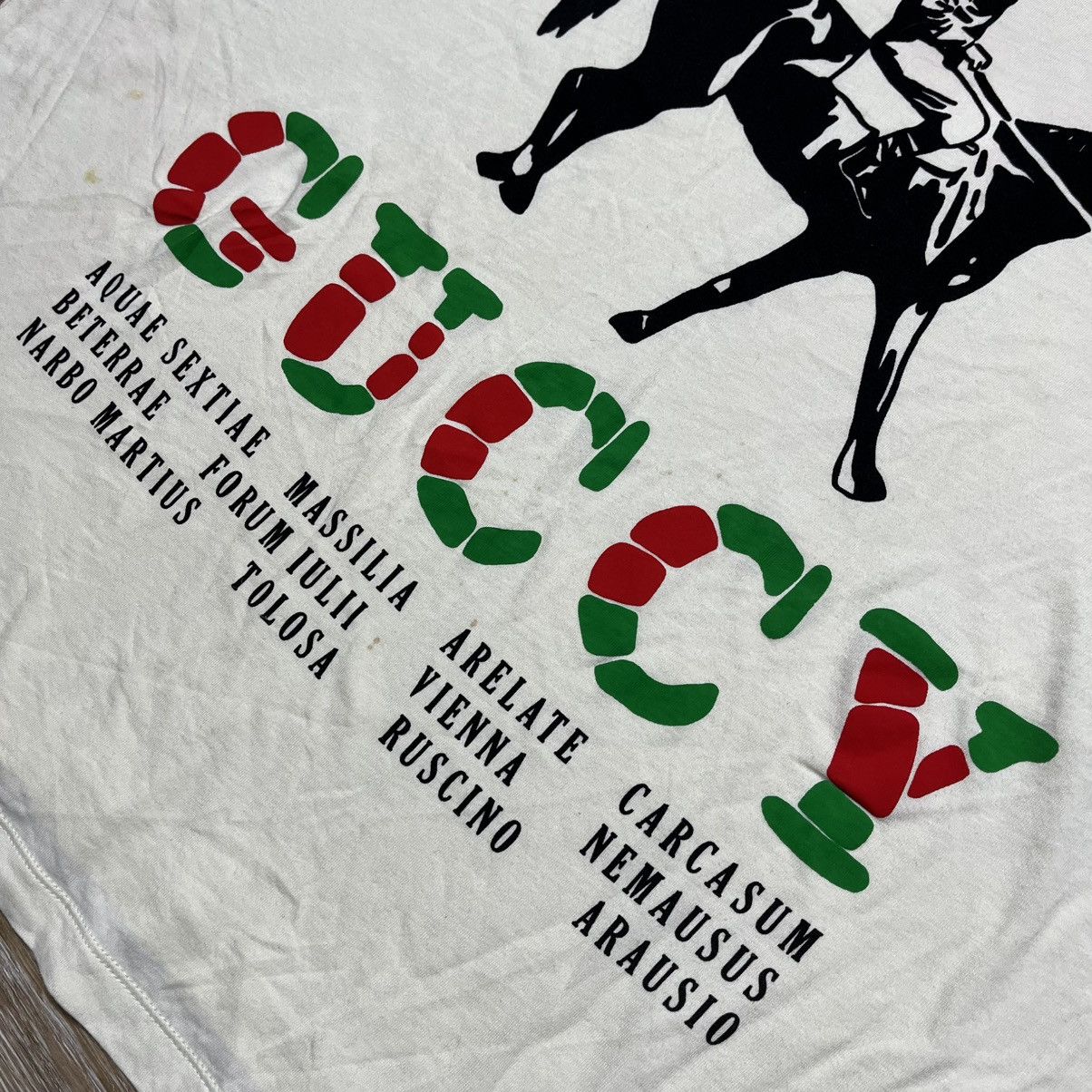 Designer × Gucci gucci winged jockey tee Size US XXL / EU 58 / 5 - 4 Thumbnail