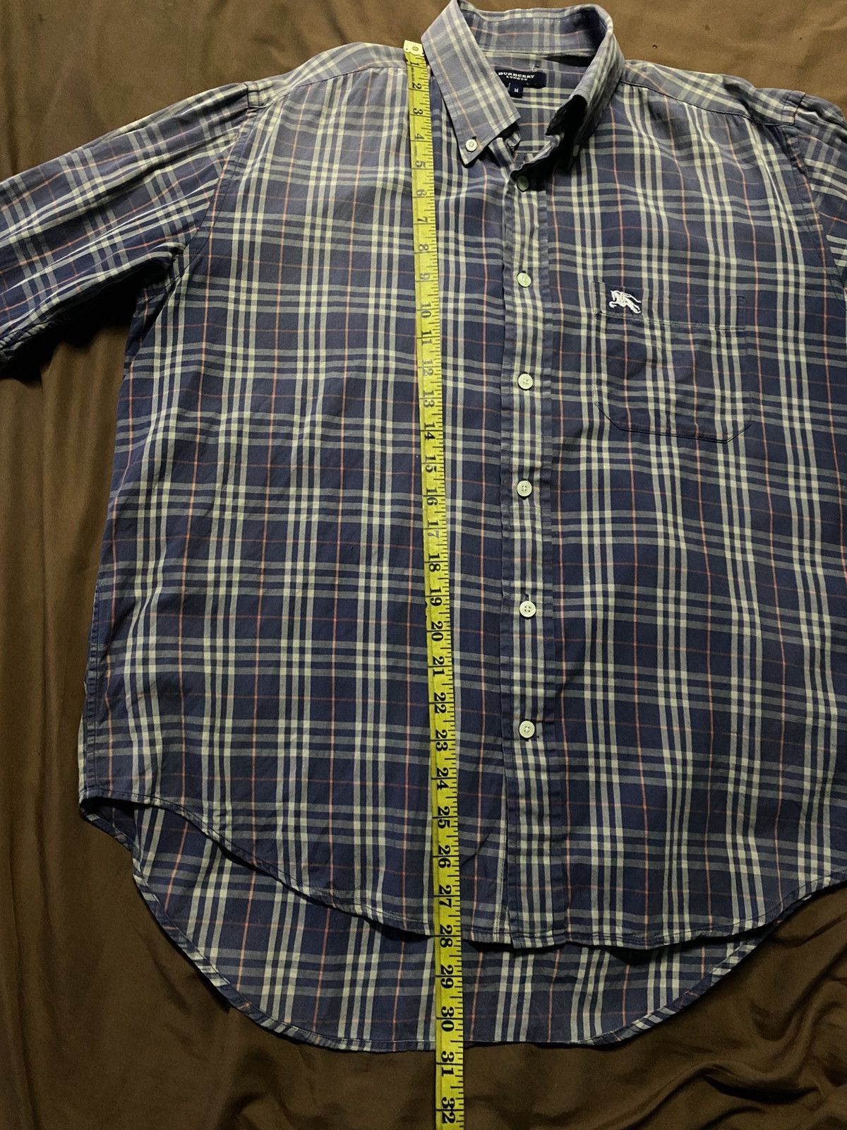 Burberry Vintage Burberry London Nova Check Sunfaded Button Down Size US M / EU 48-50 / 2 - 12 Thumbnail