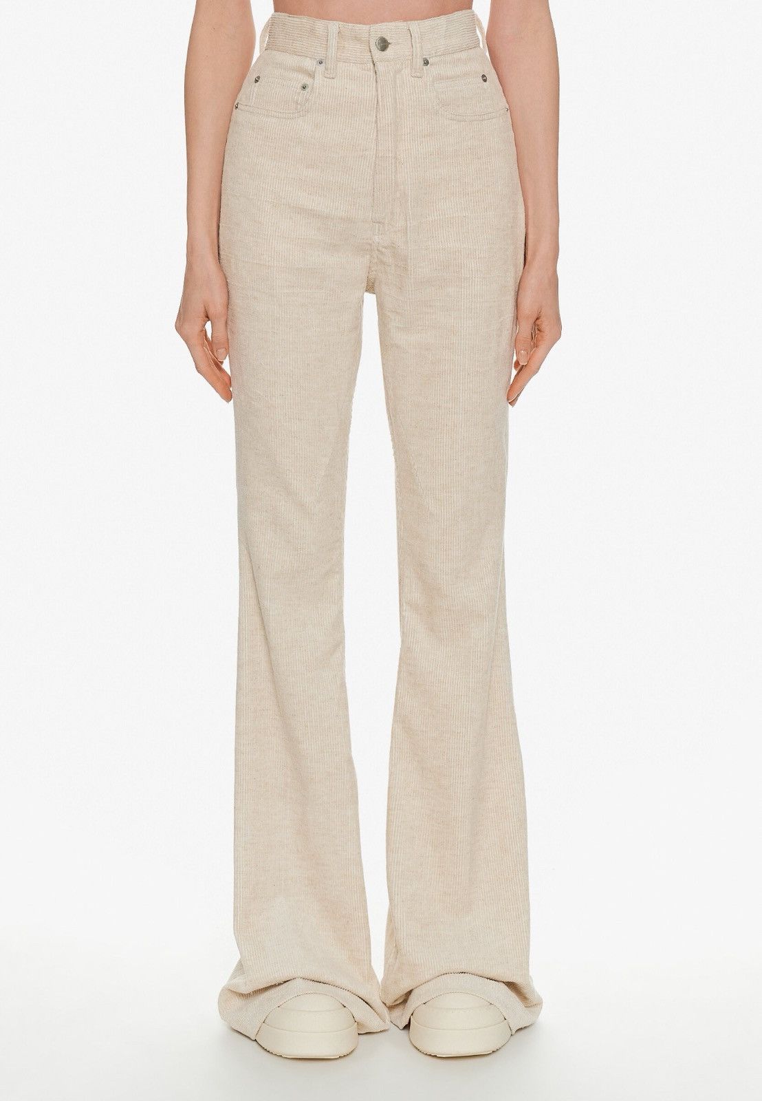 Rick Owens Last Rick Owens Concrodians Bolan Bootcut Corduroy Pants Size 25" / US 0 / IT 36 - 1 Thumbnail