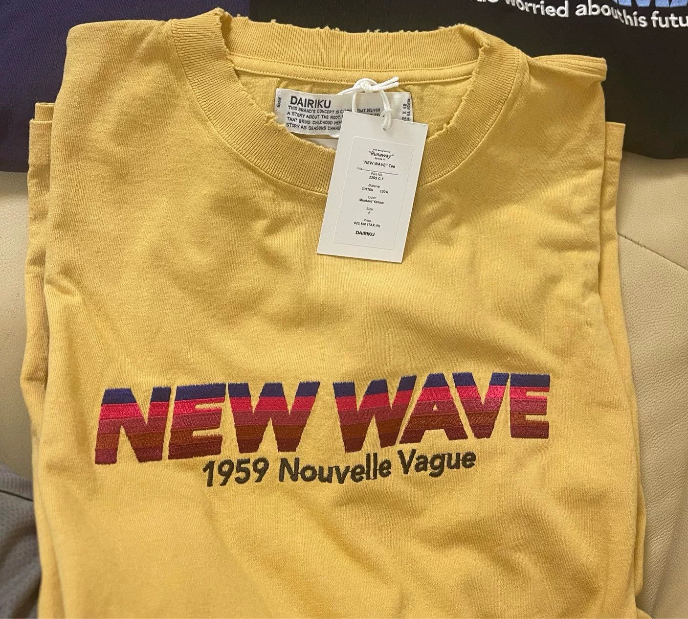 DAIWA PIER39 DAIRIKU NEW WAVE Embroidered L/S T-shirt Size US M / EU 48-50 / 2 - 1 Preview