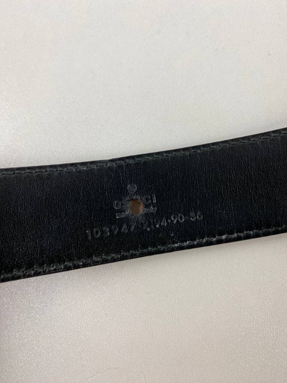 Gucci Gucci vintage leather belt Size ONE SIZE - 4 Thumbnail