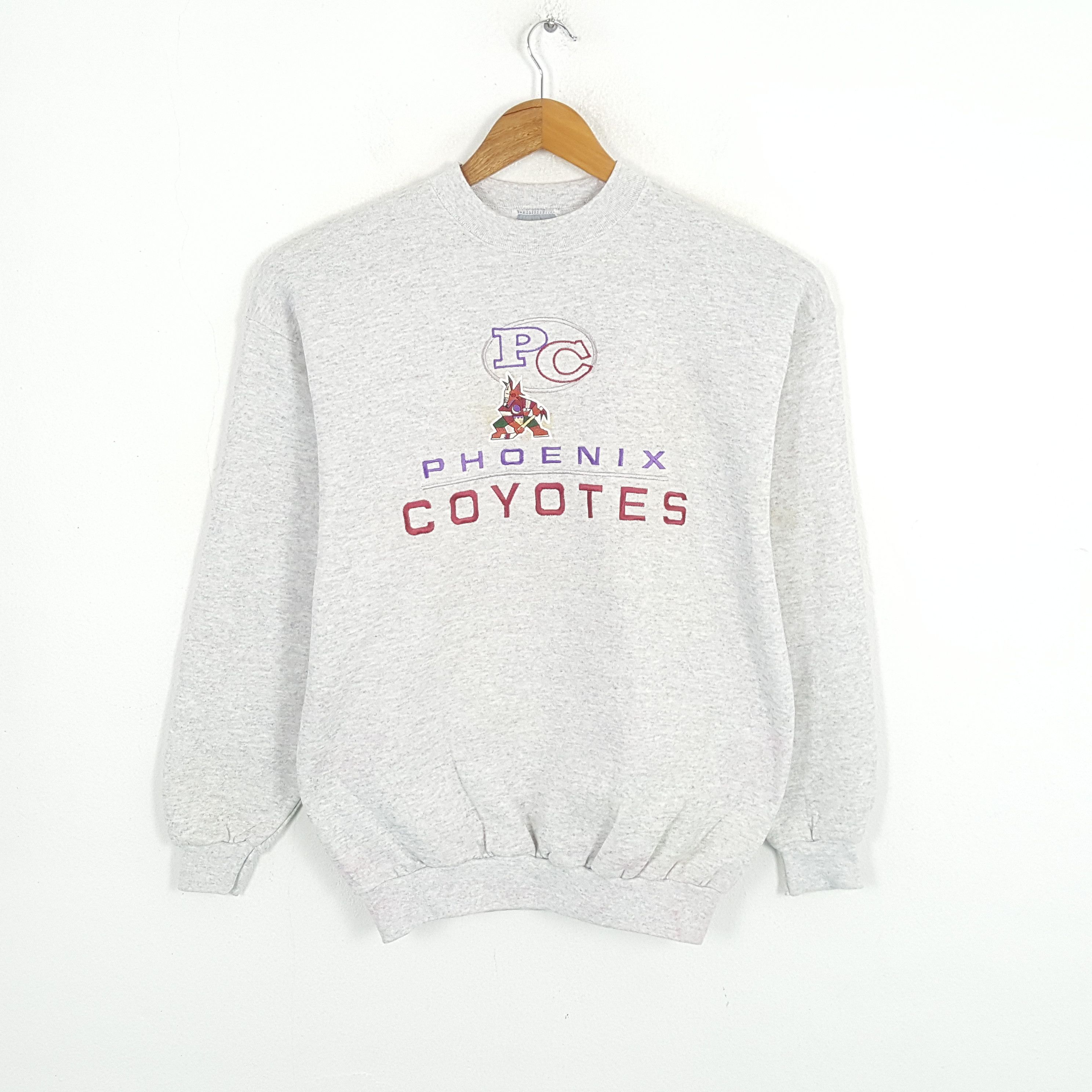 NHL × Vintage Vintage PHOENIX COYOTES American Sport NHL Team Sweatshirt Size US L / EU 52-54 / 3 - 1 Thumbnail