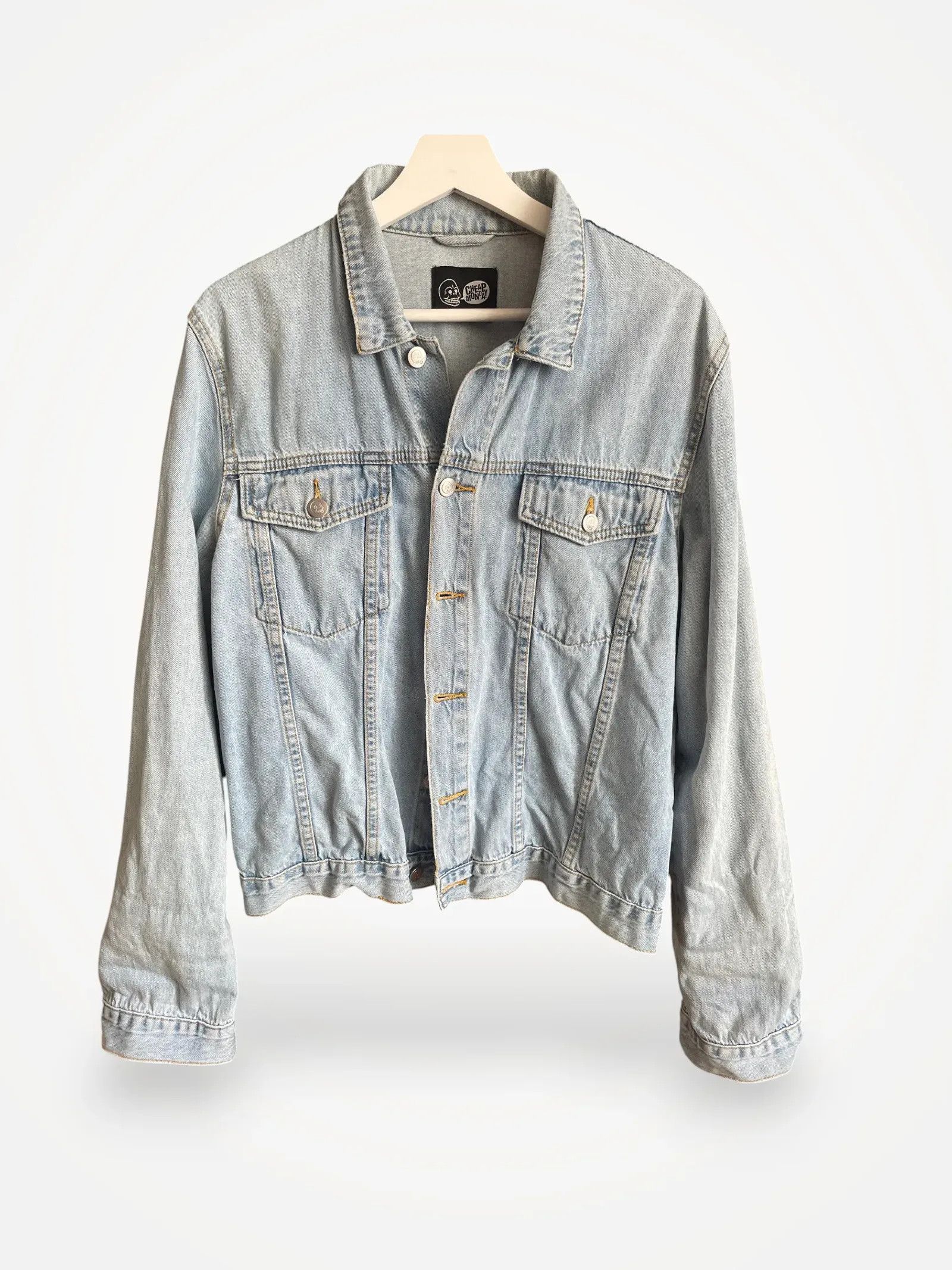 Cheap Monday Cheap Monday Tobia jeans jacket 0230129 Jacket Size L / US 10 / IT 46 - 1 Thumbnail