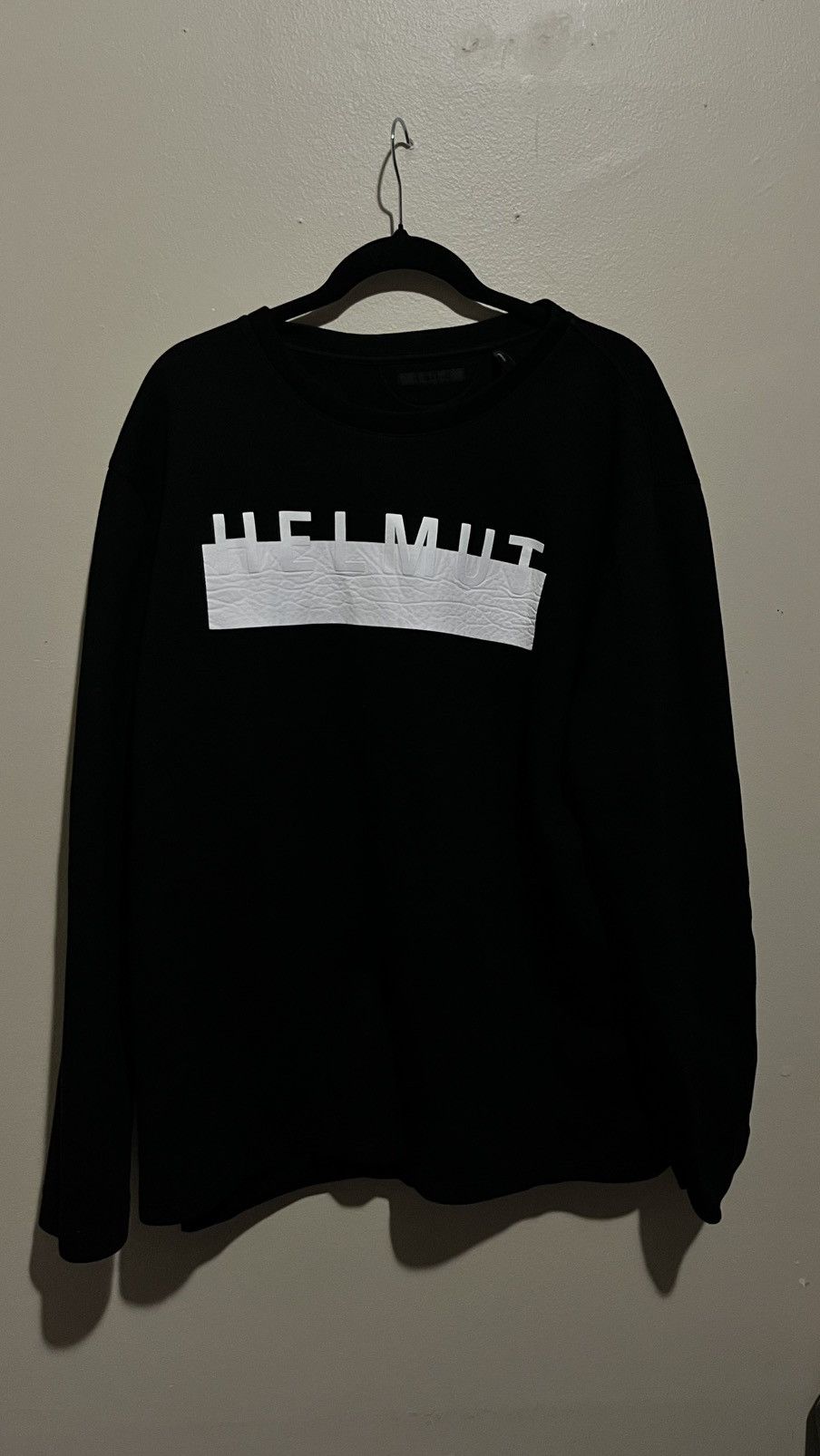 Helmut Lang Helmut Lang Visual Logo Neoprene Sweatshirt Size US L / EU 52-54 / 3 - 1 Thumbnail