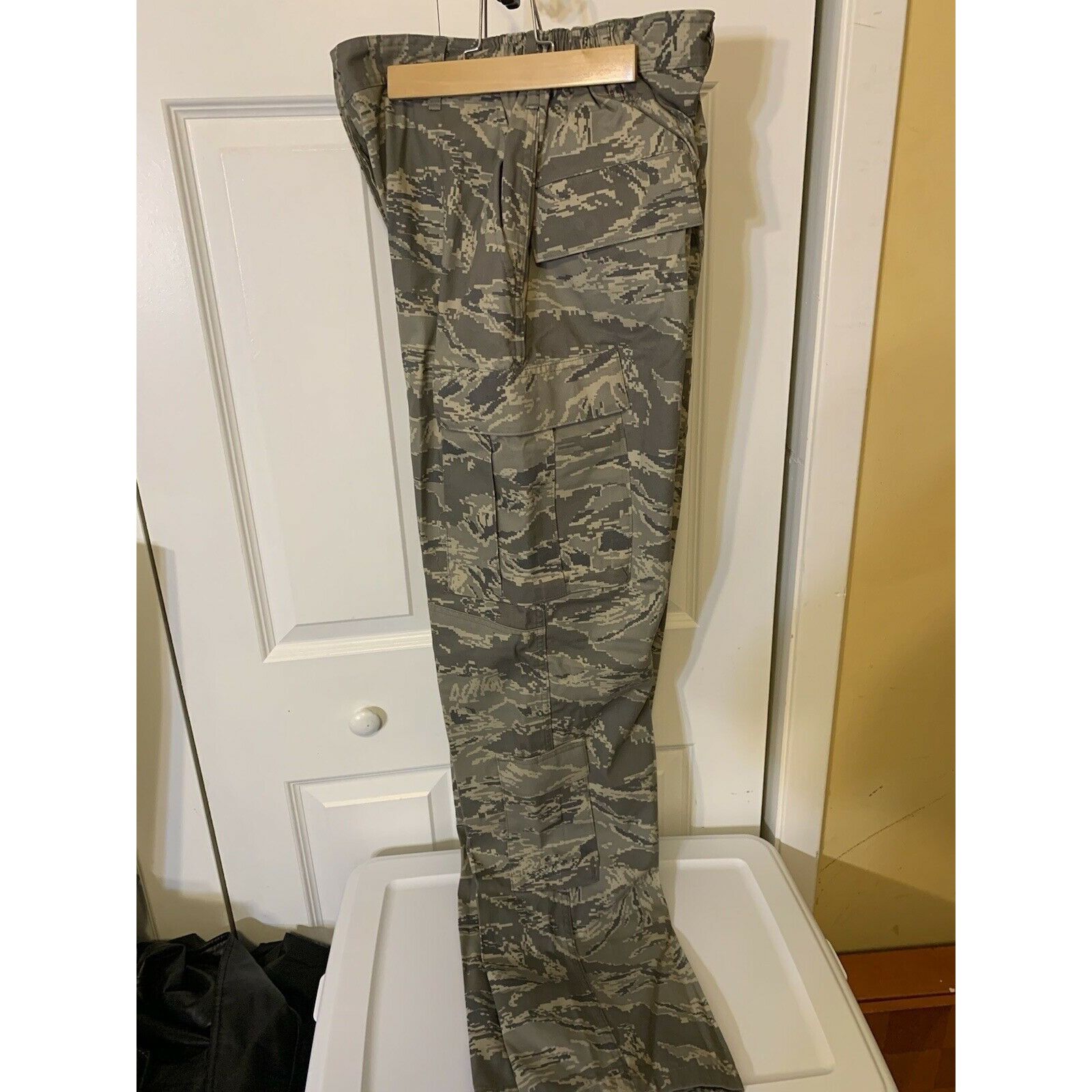 Other Air Force Camoflage Women’s Sz 12L Trouser Pant Size 24" / US 00 / IT 34 - 6 Thumbnail