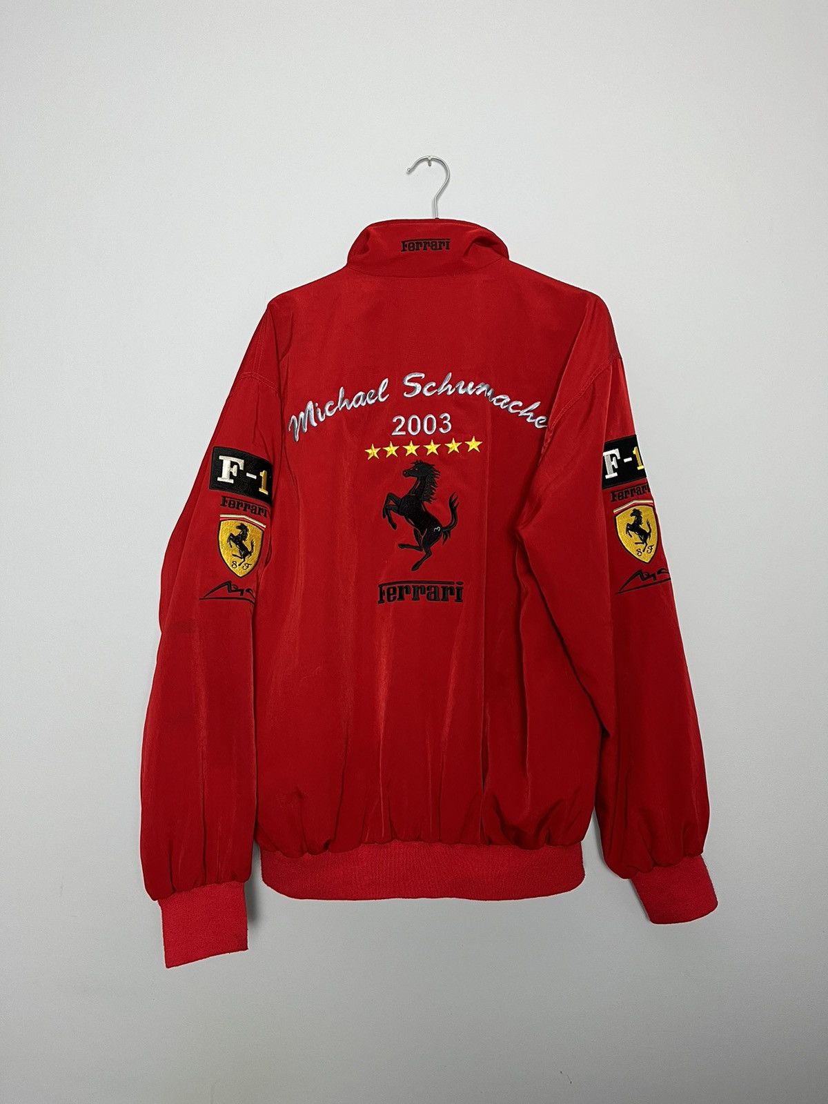 Ferrari × Racing × Vintage Vintage ferrari racing jacket F1 Michael ...