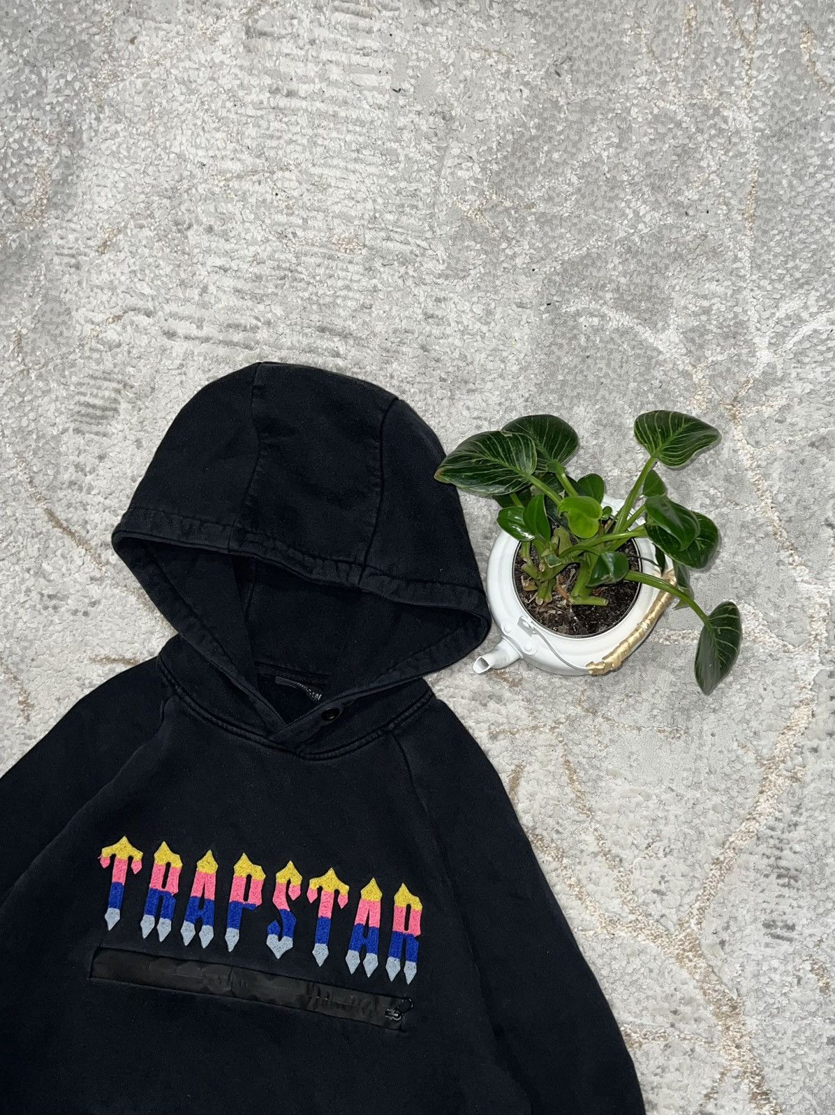 Trapstar London × Vintage TRAPSTAR BIG LOGO HOODIE RARE HYPE Y2K SWEATSHIRT CREWNECK Size US L / EU 52-54 / 3 - 2 Thumbnail