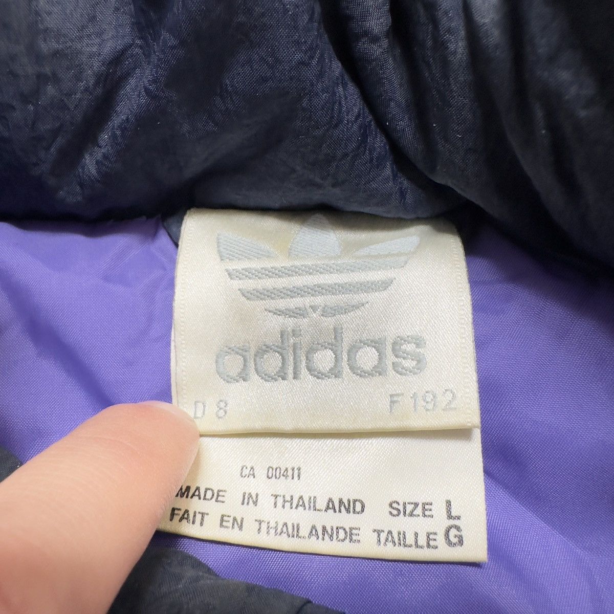 Adidas × Vintage Vintage Adidas puffer jacket Size US L / EU 52-54 / 3 - 4 Thumbnail