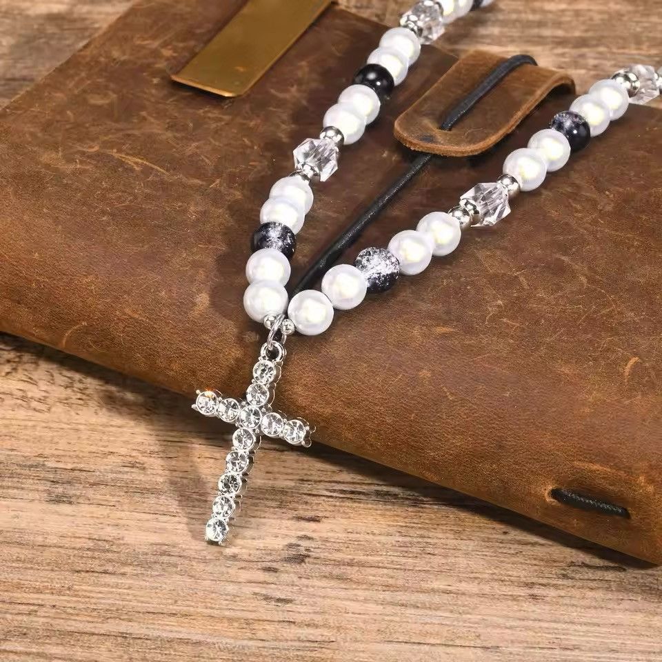 Jewelry Crystal Cross Pendant Necklaces Size ONE SIZE - 4 Thumbnail