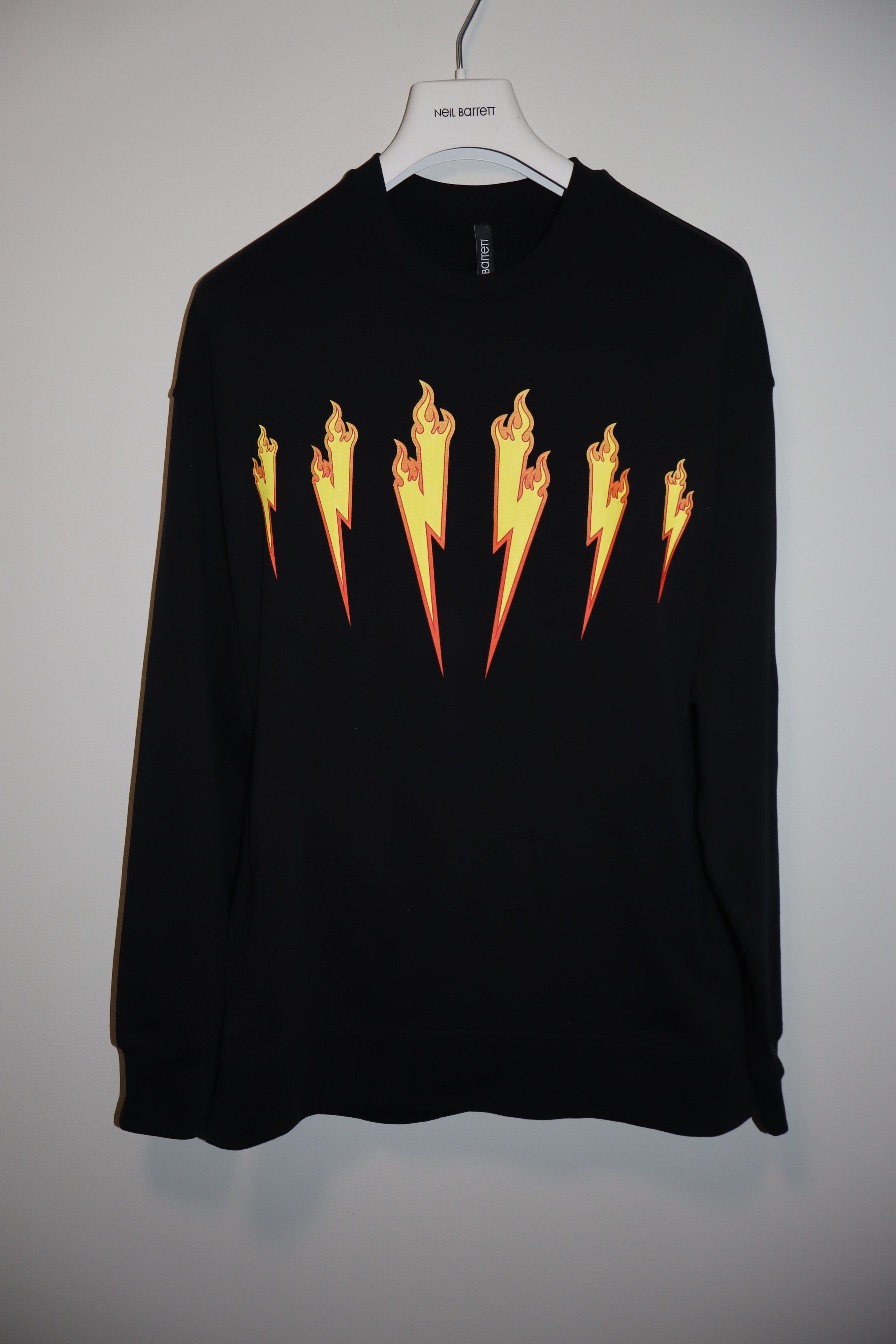 Neil Barrett Firebolt pocket sweatshirt Size US S / EU 44-46 / 1 - 1 Thumbnail