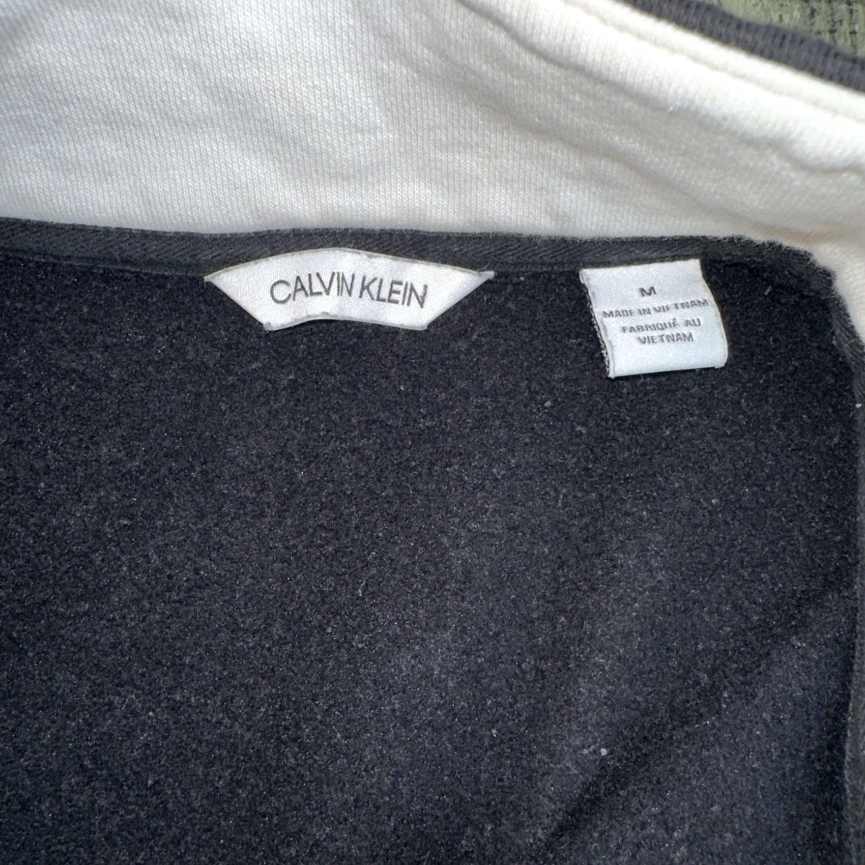 Calvin Klein Calvin Klein Men Sweater Quarter Zip Pullover M Black Size US M / EU 48-50 / 2 - 4 Thumbnail