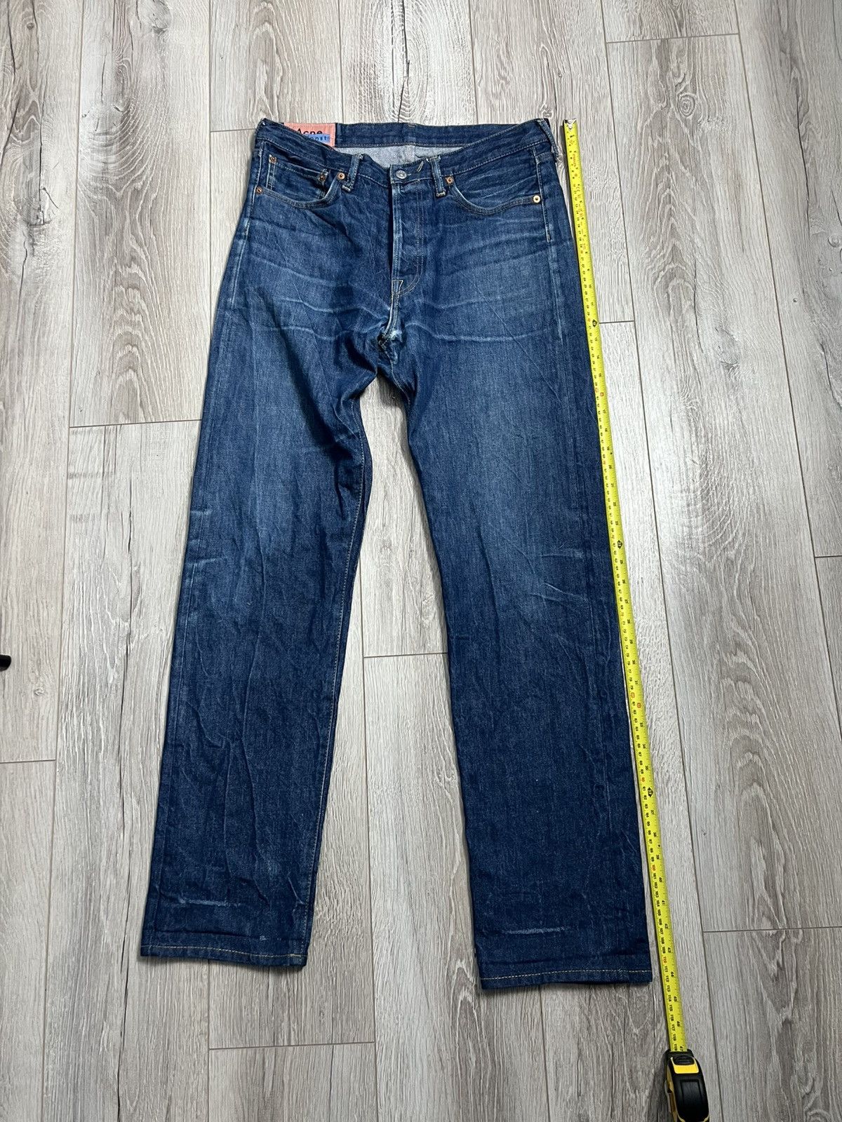 Acne Studios Acne Studios Bla Konst Jeans Size 33x34 Straight Denim Pants Size US 33 - 17 Thumbnail