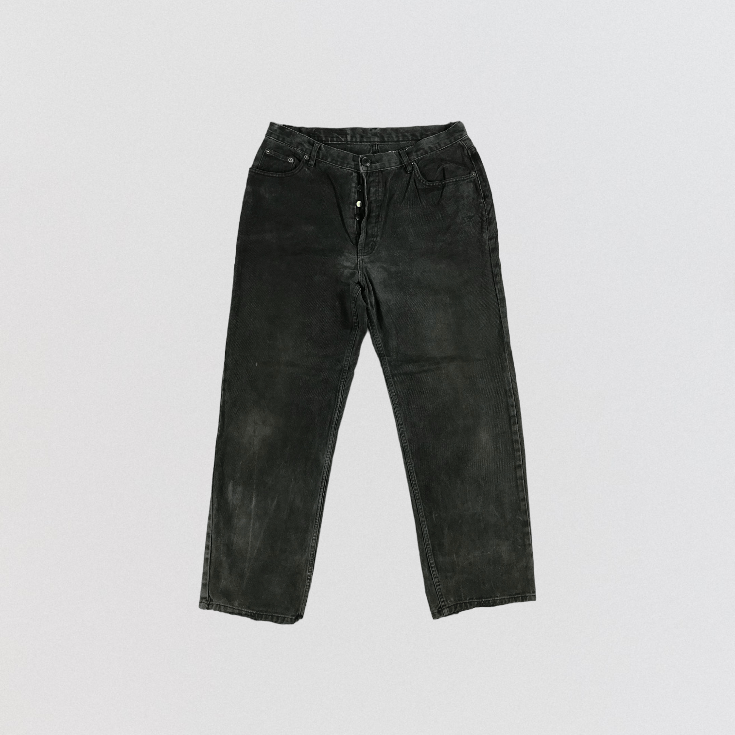 Levi's 90s Vintage Faded Black Levis 501 Jeans-JM2241 Size US 36 / EU 52 - 1 Thumbnail