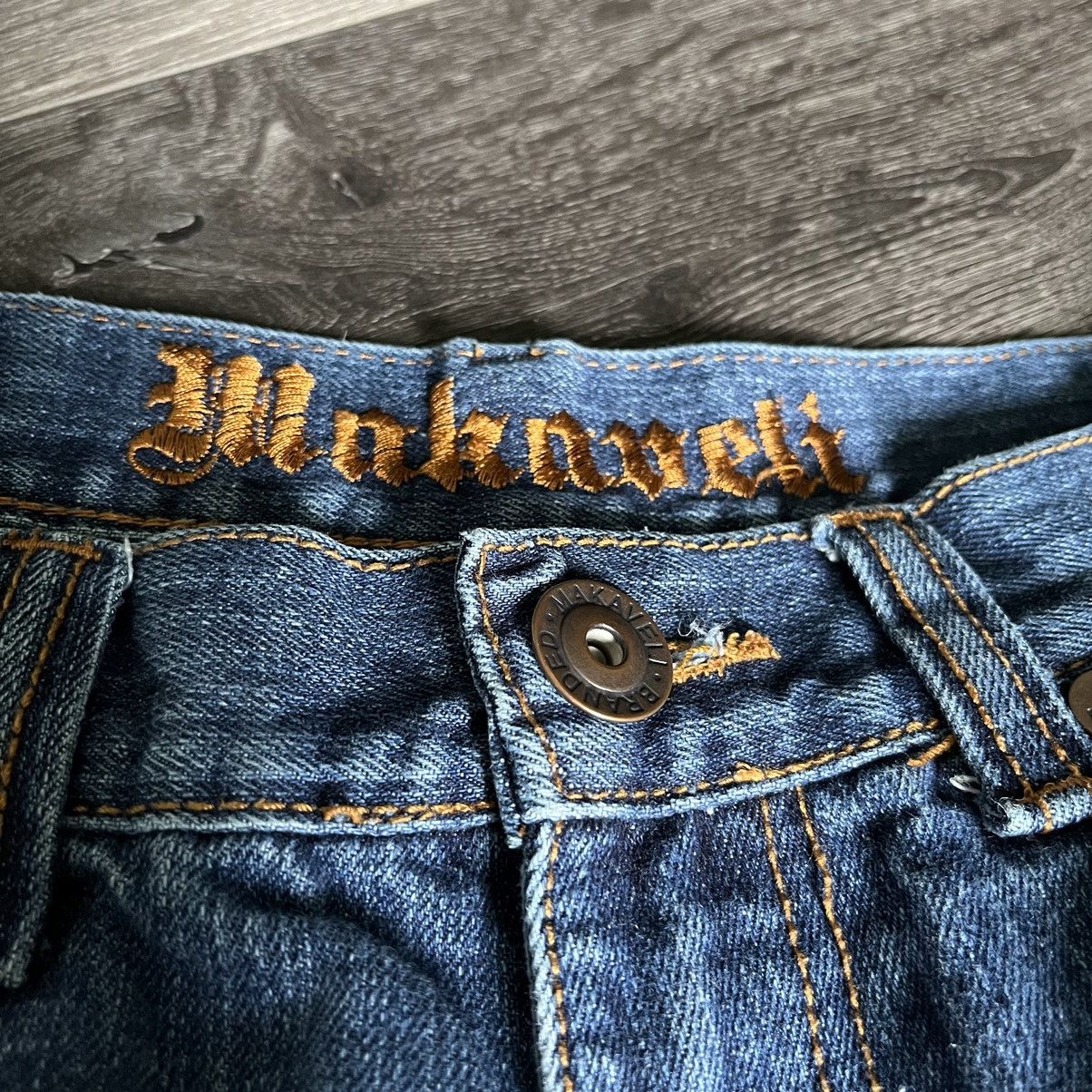 Makaveli Vintage 90s Makaveli Tupac Carpenter Baggy Denim Jeans 34x32 Size US 34 / EU 50 - 6 Thumbnail