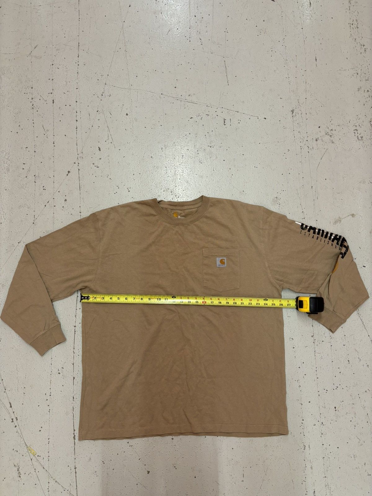 Carhartt × Vintage ***FINAL DROP***RARE 00s CARHARTT SPELL OUT LONG SLEEVE XL Size US XL / EU 56 / 4 - 1 Thumbnail