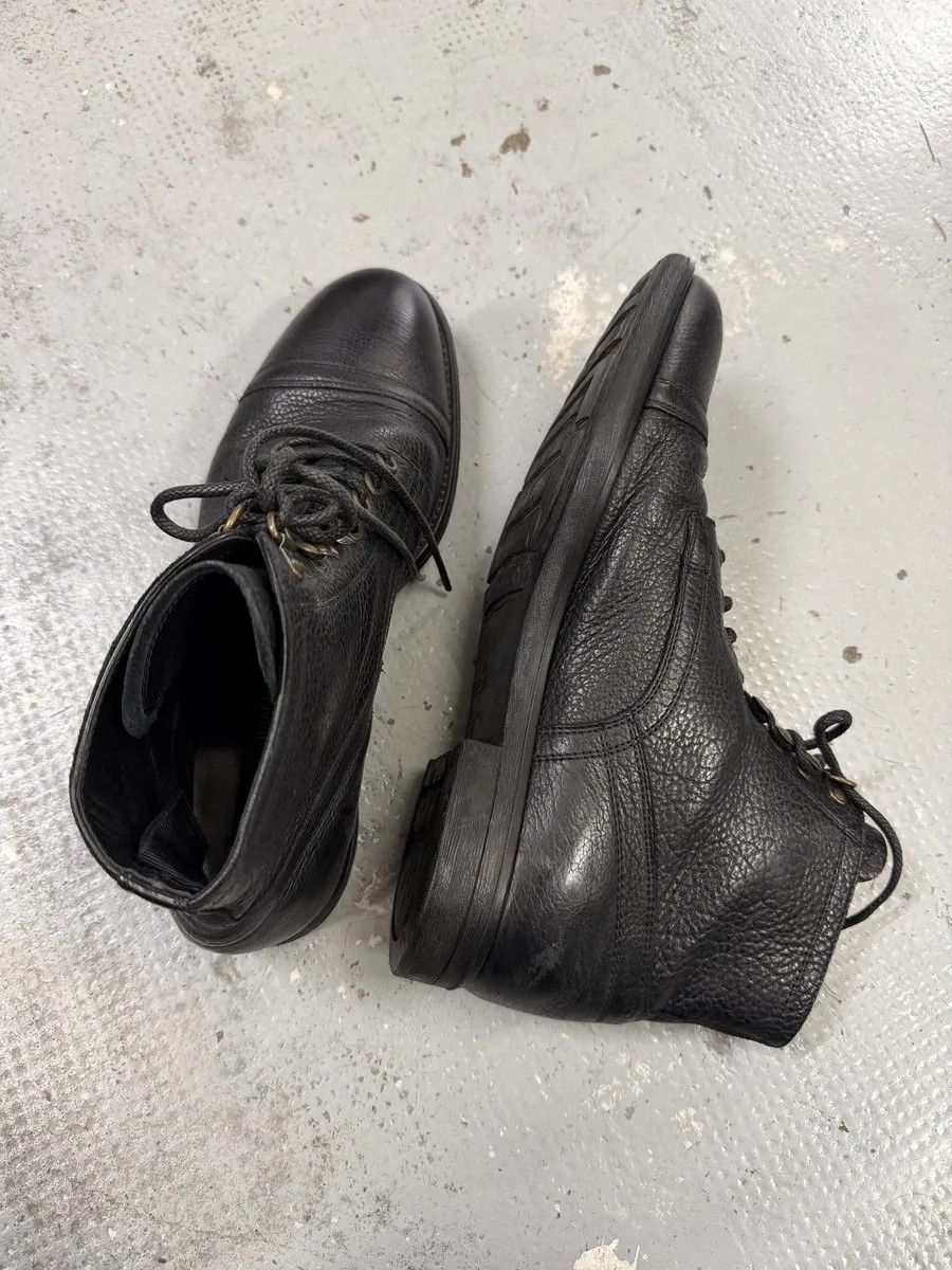Dolce & Gabbana 2000s Dolce & Gabbana Black Leather Combat Boots Size US 8 / EU 41 - 6 Thumbnail