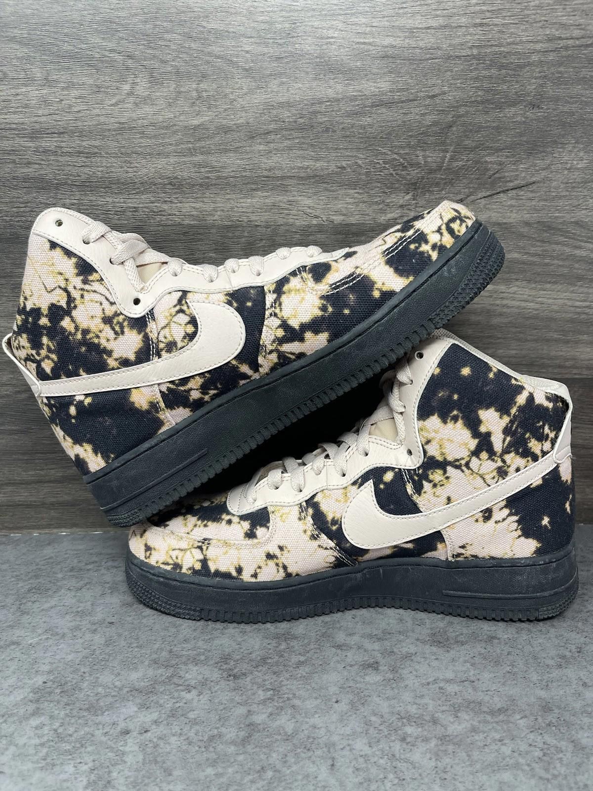 Nike Nike Air Force 1 High Acid Wash Sneakers Mens Size 9 Black Size US 9 / EU 42 - 7 Thumbnail