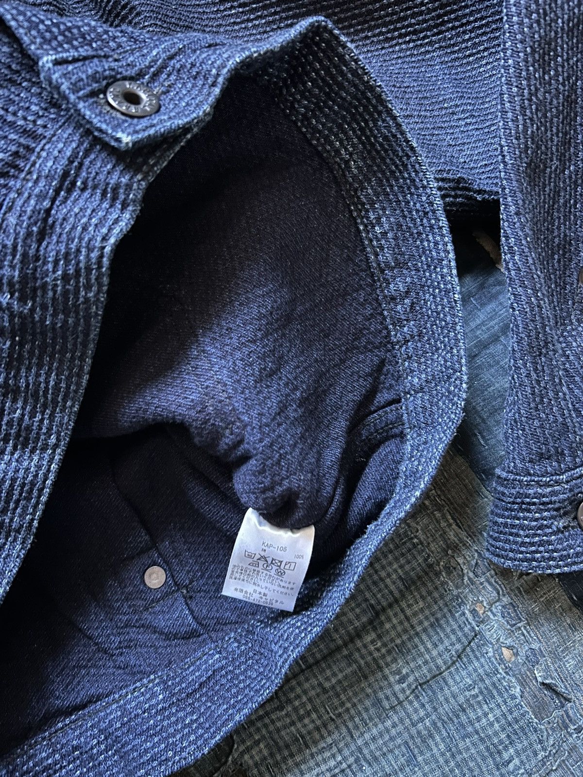 Kapital Kapital indigo CENTURY DENIM 1st Jacket NO. 1.2.3-S Size US M / EU 48-50 / 2 - 11 Thumbnail