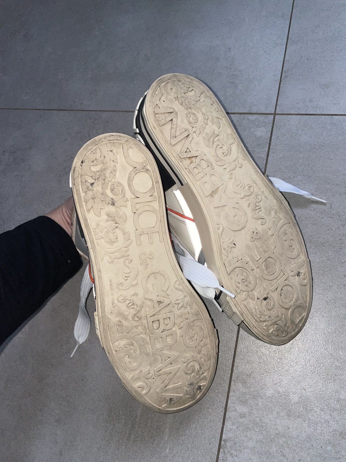 Dolce & Gabbana Y2K DOLCE GABBANA OVERSIZED CHUNKY PATCHED PANELZ SNEAKERS Size US 10 / EU 43 - 13 Thumbnail
